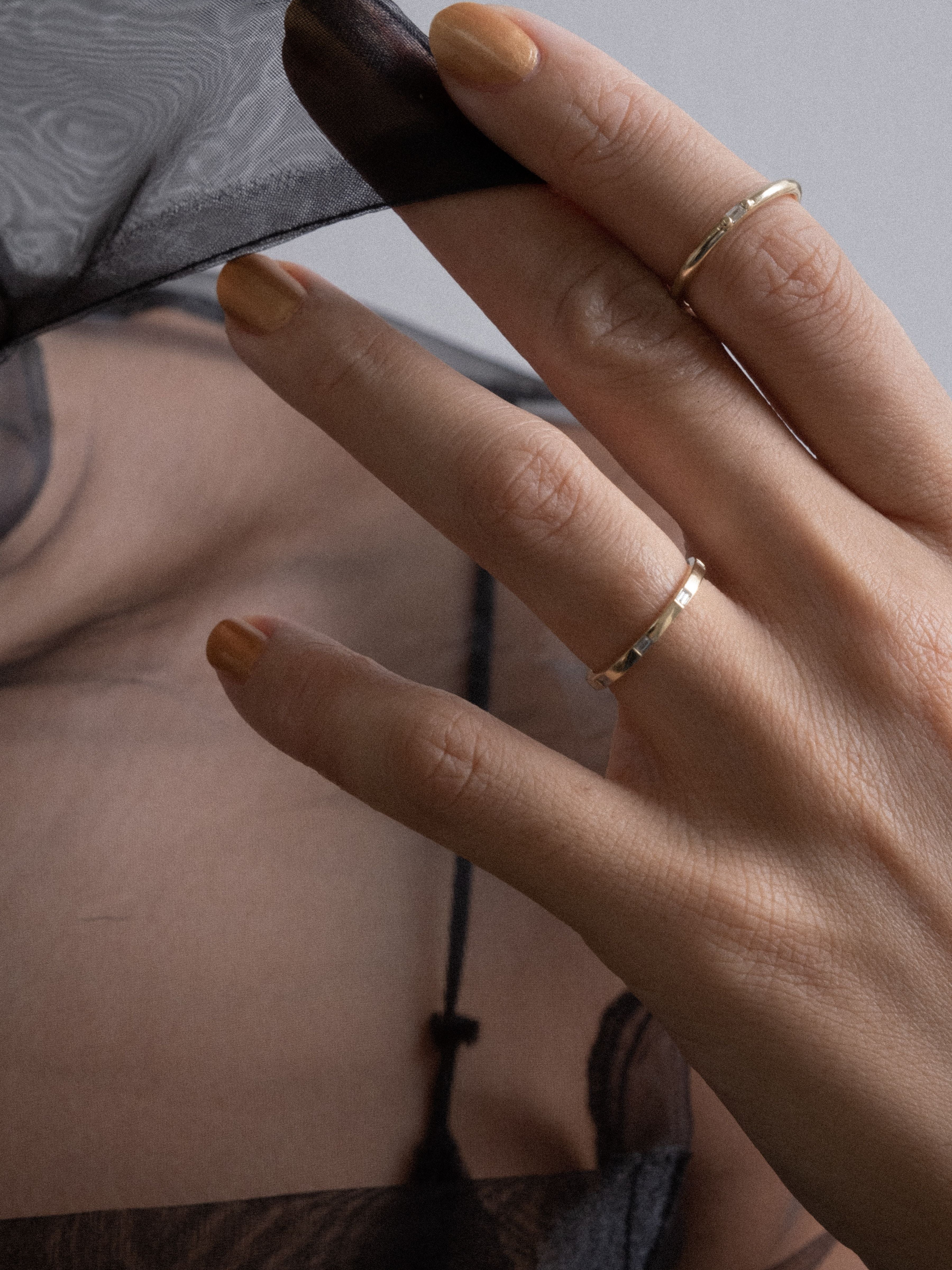 Diamond Baguette Accent Ring
