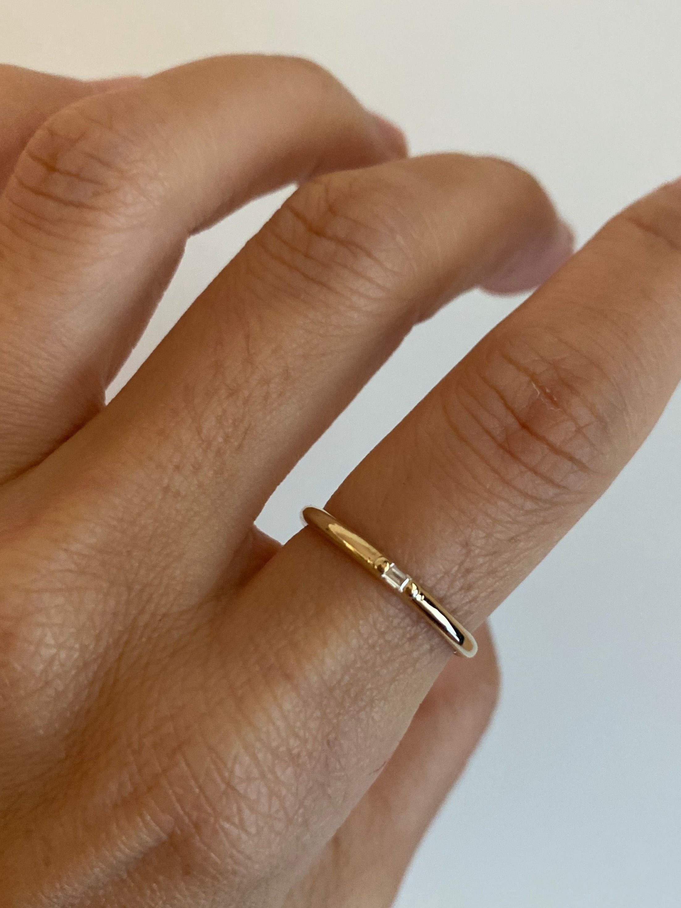 Diamond Baguette Accent Ring