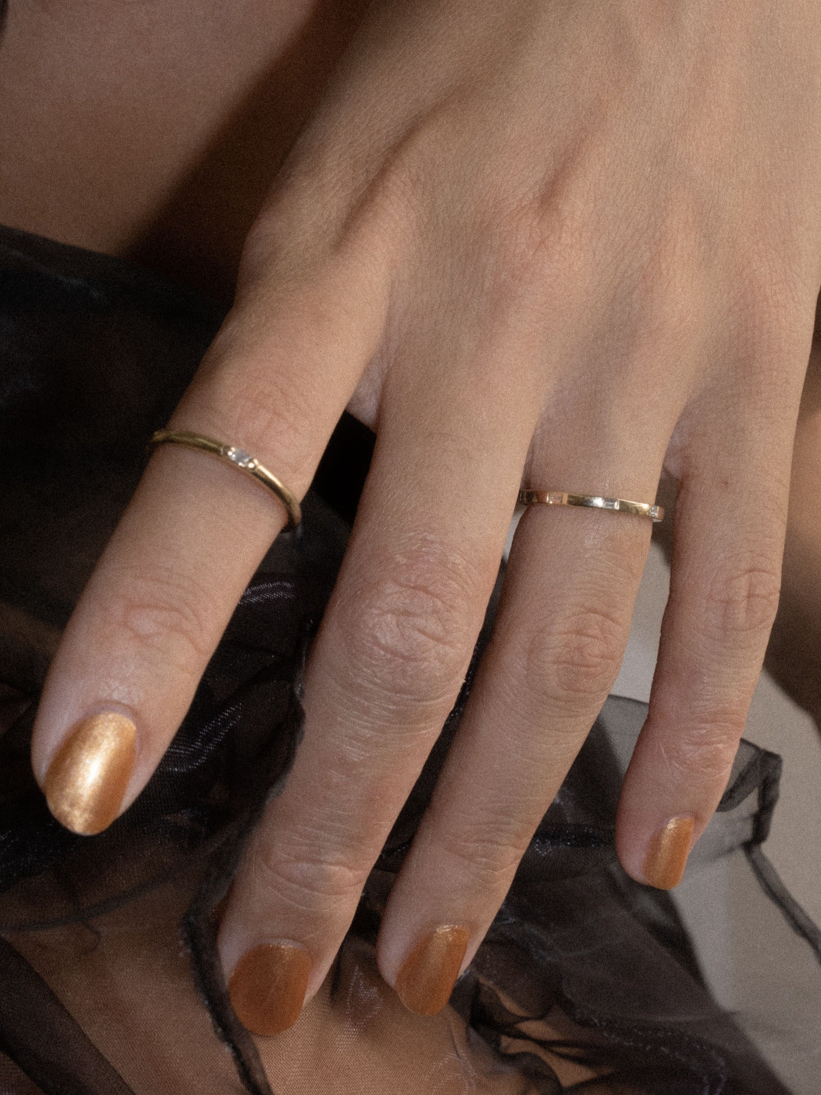 Diamond Baguette Accent Ring