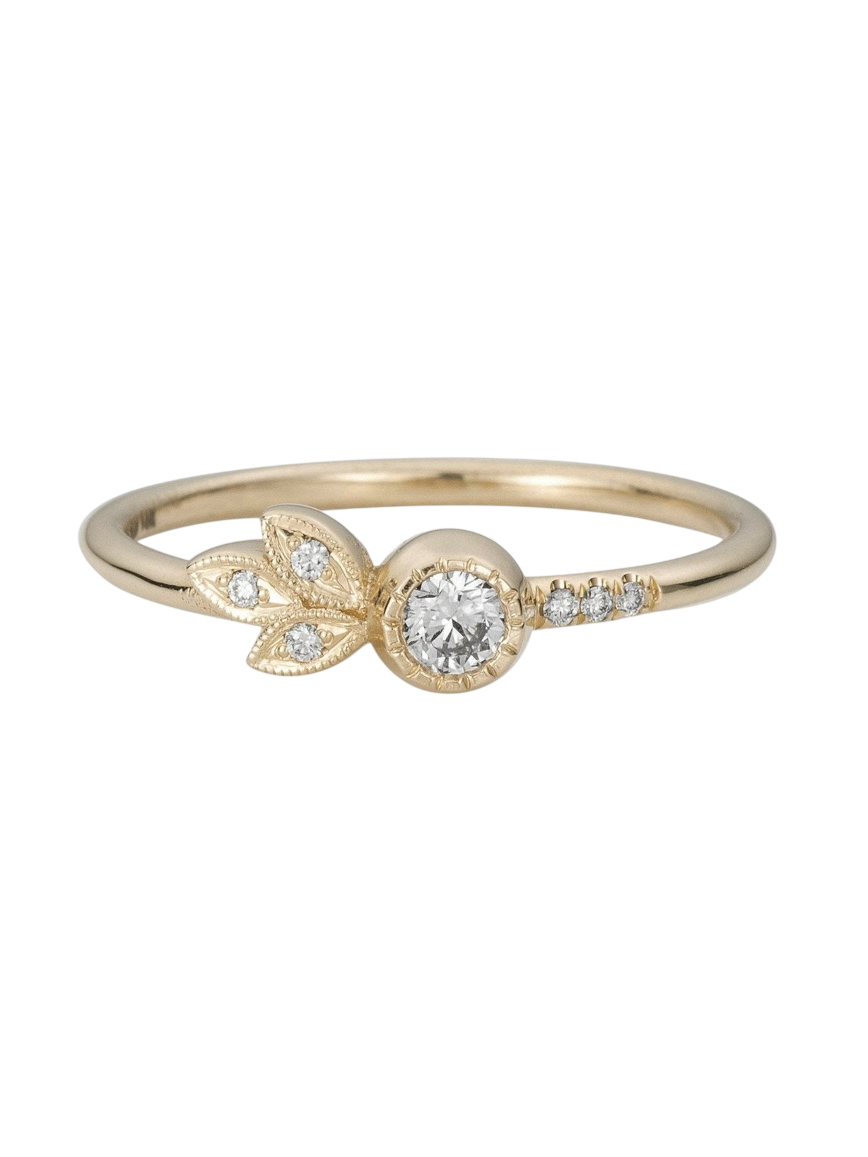 Diamond Leaf Ring photo