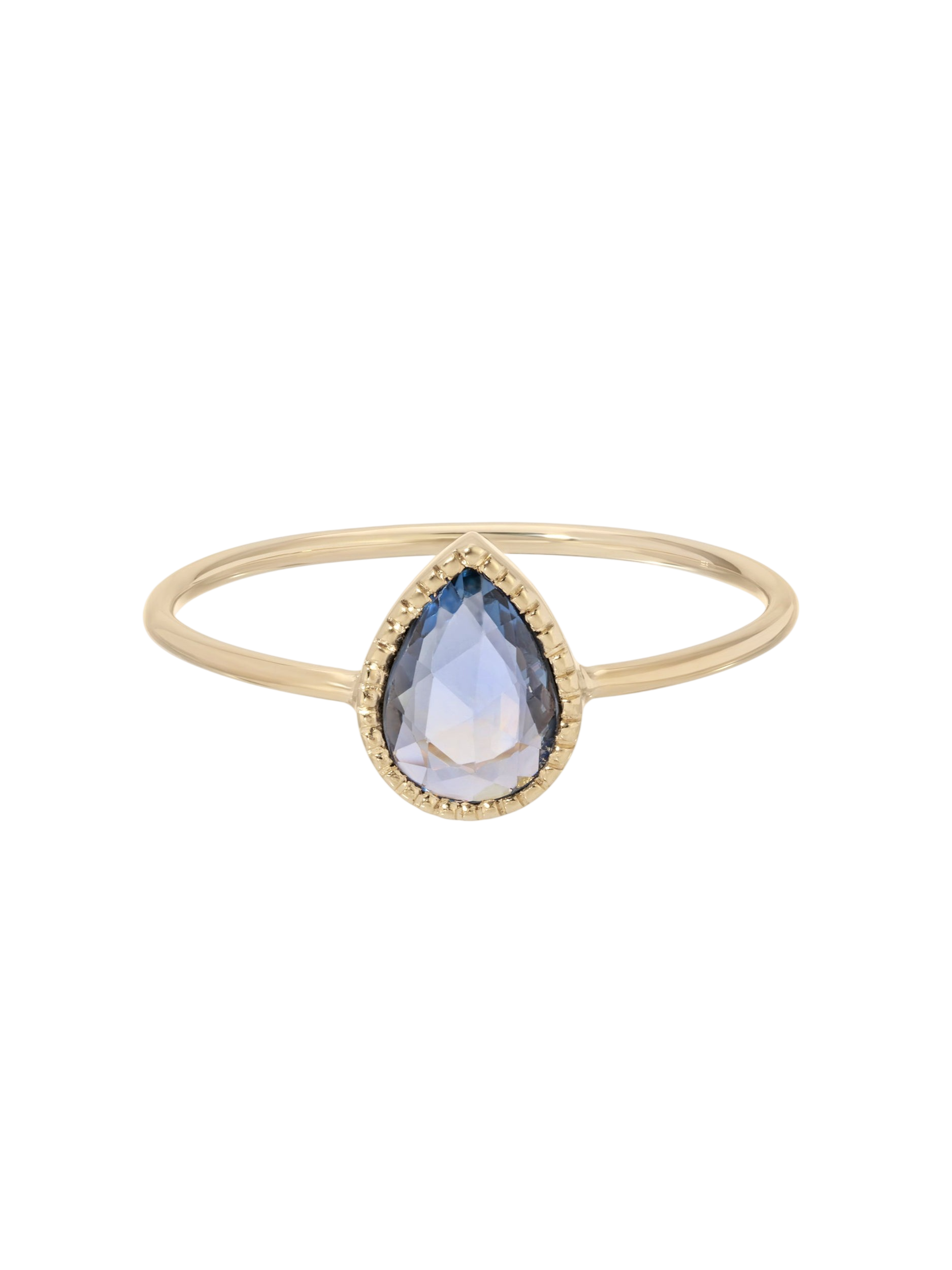 Blue Sapphire Lento Wisp Ring photo