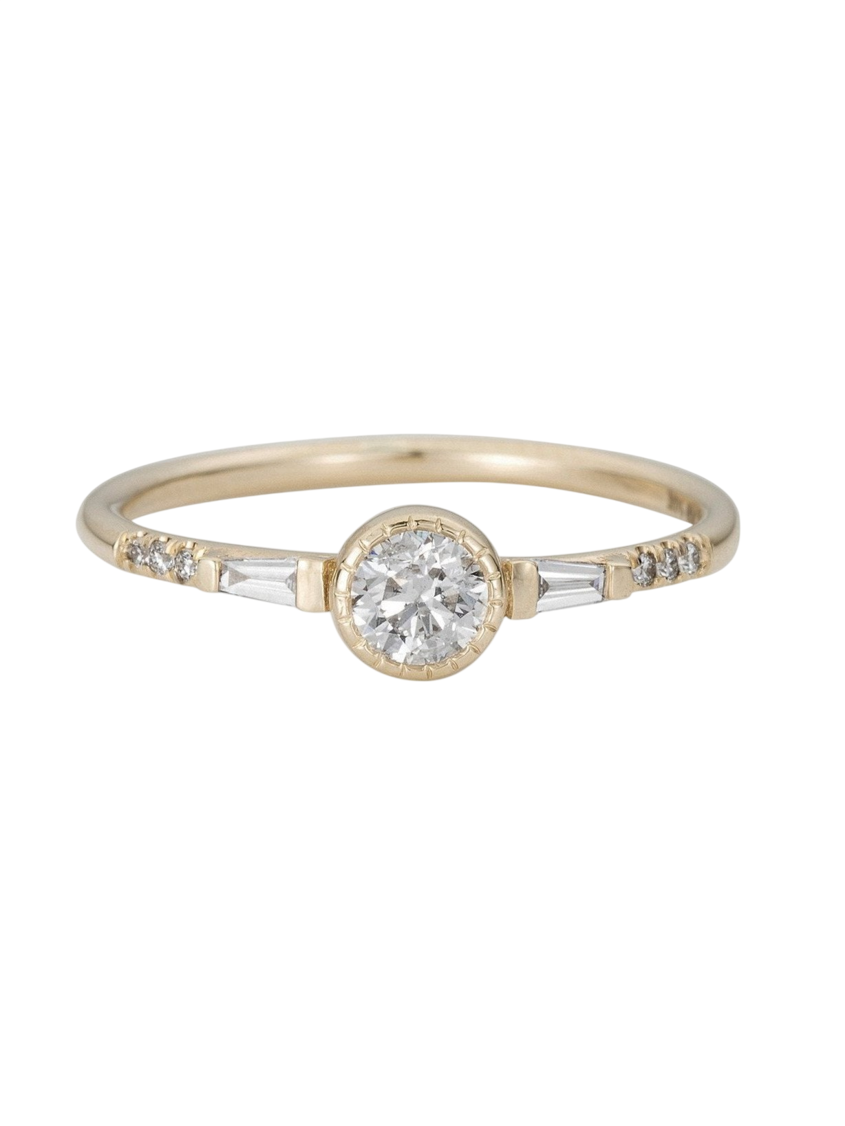 Diamond Baguette Mini Equilibrium Ring photo