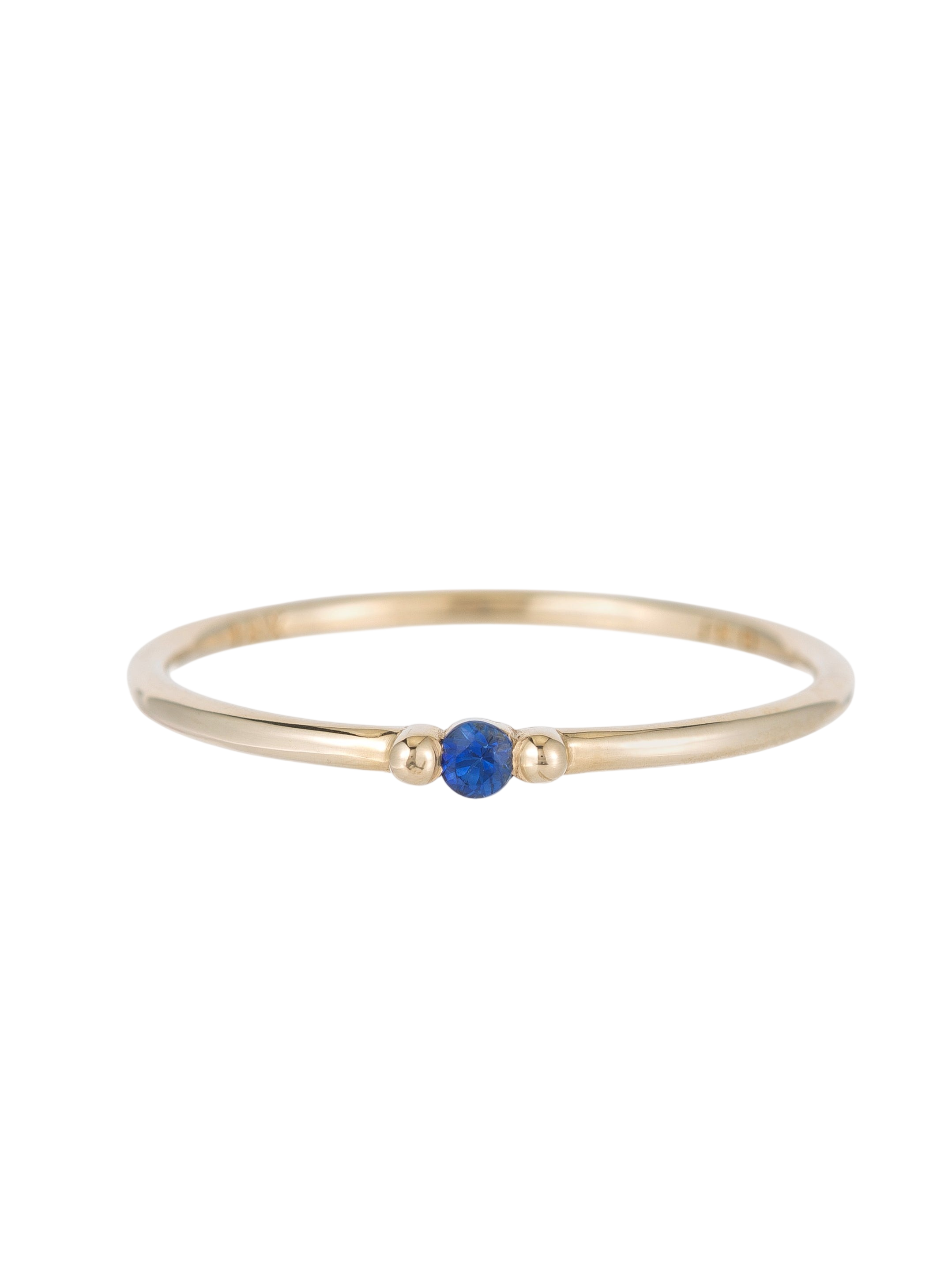 Blue Sapphire Ball Ring photo