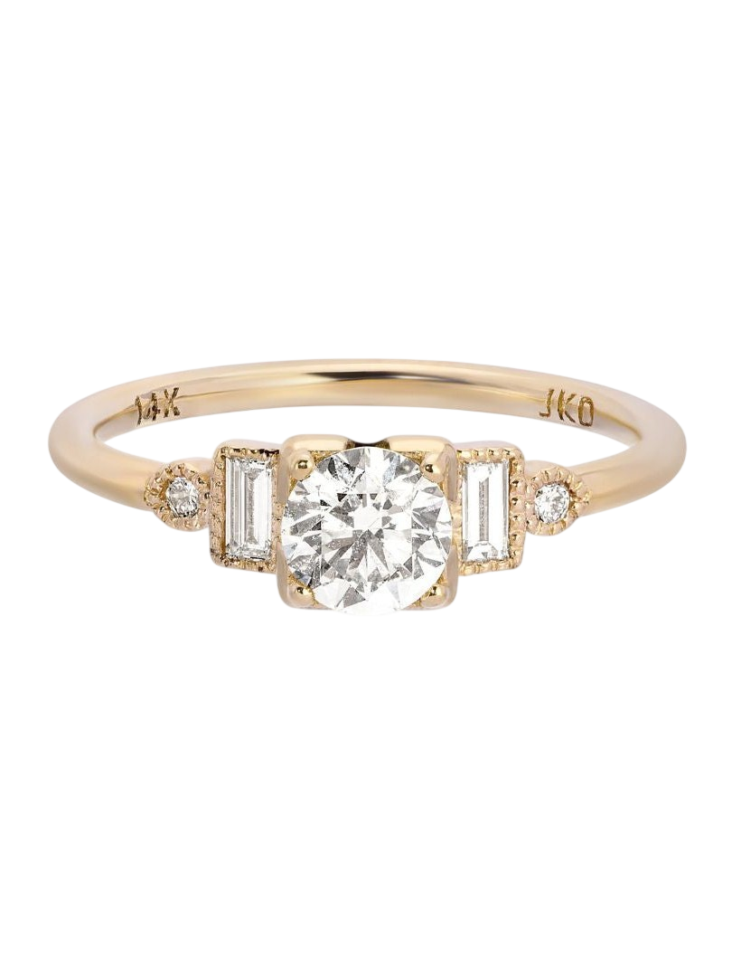 Diamond Solitaire Era Ring photo