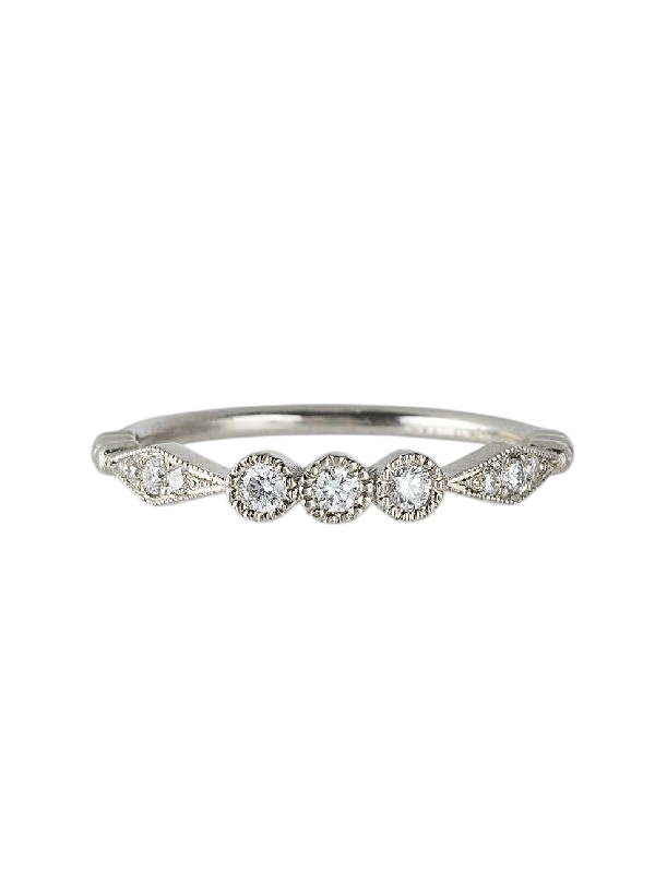 3 Diamond Kite Ring photo