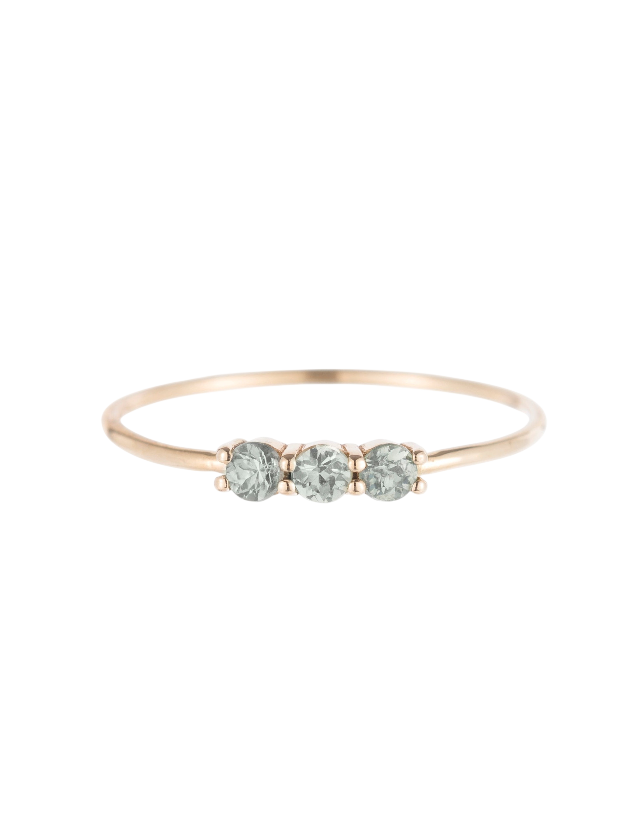 3S Green Sapphire Ring photo