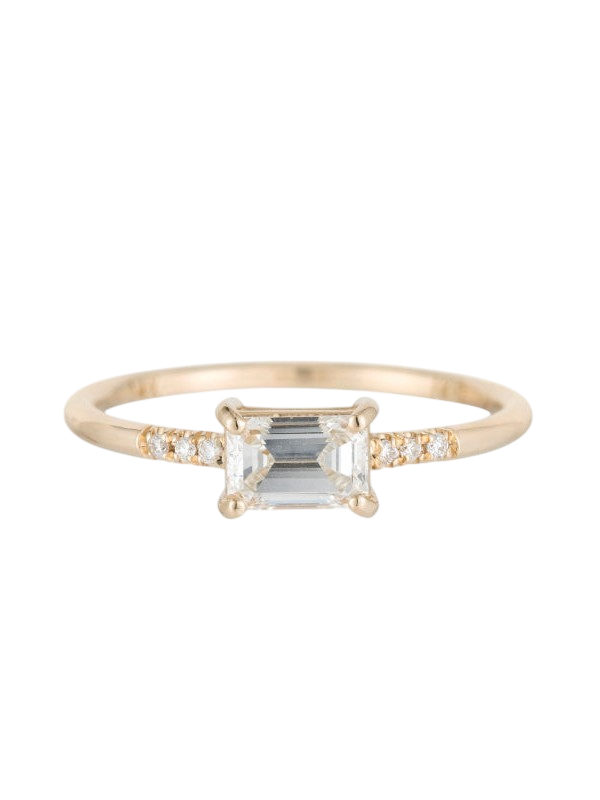East West Equilibrium Diamond Ring photo