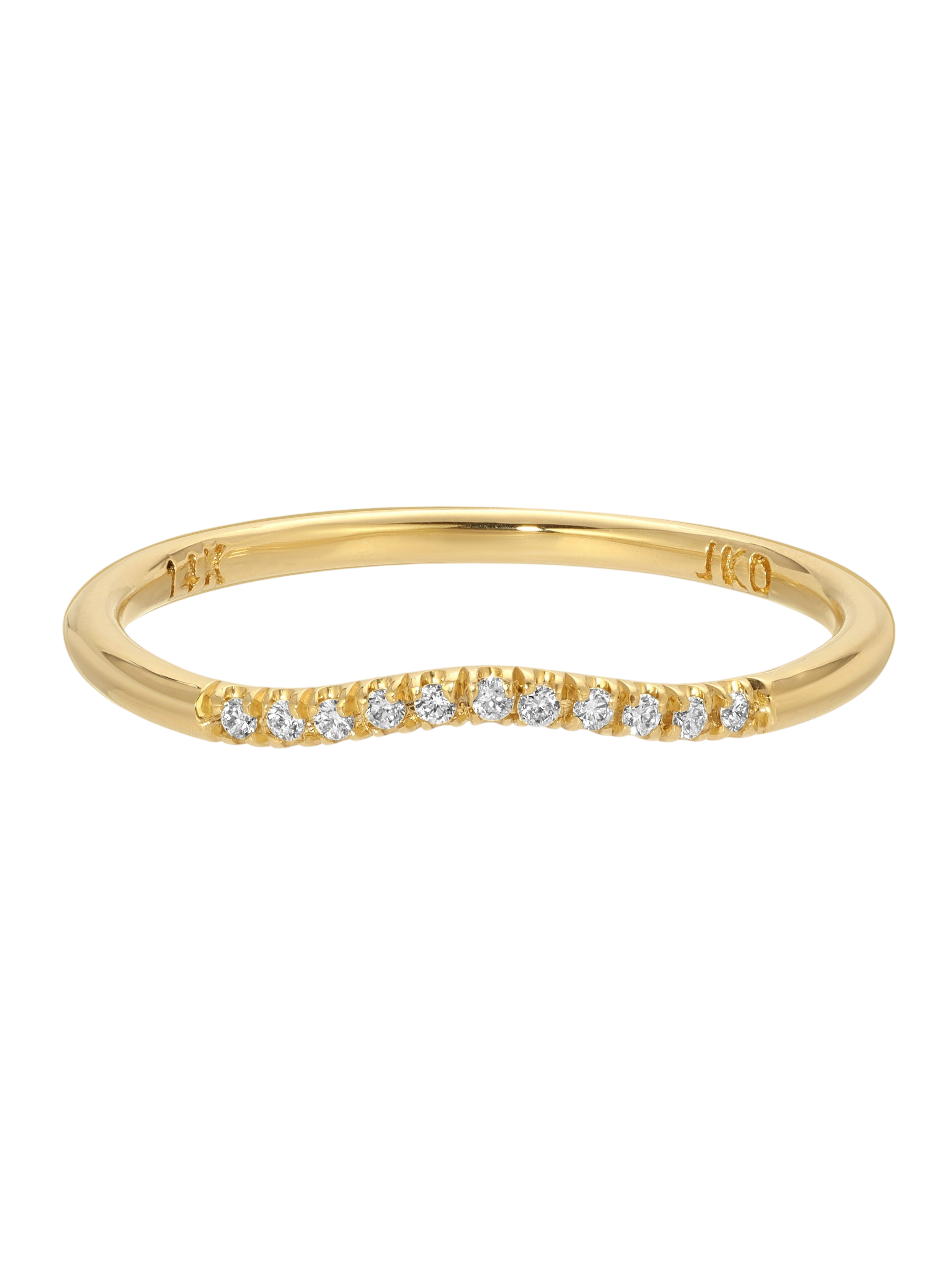 Diamond Sprinkle Arch Ring photo