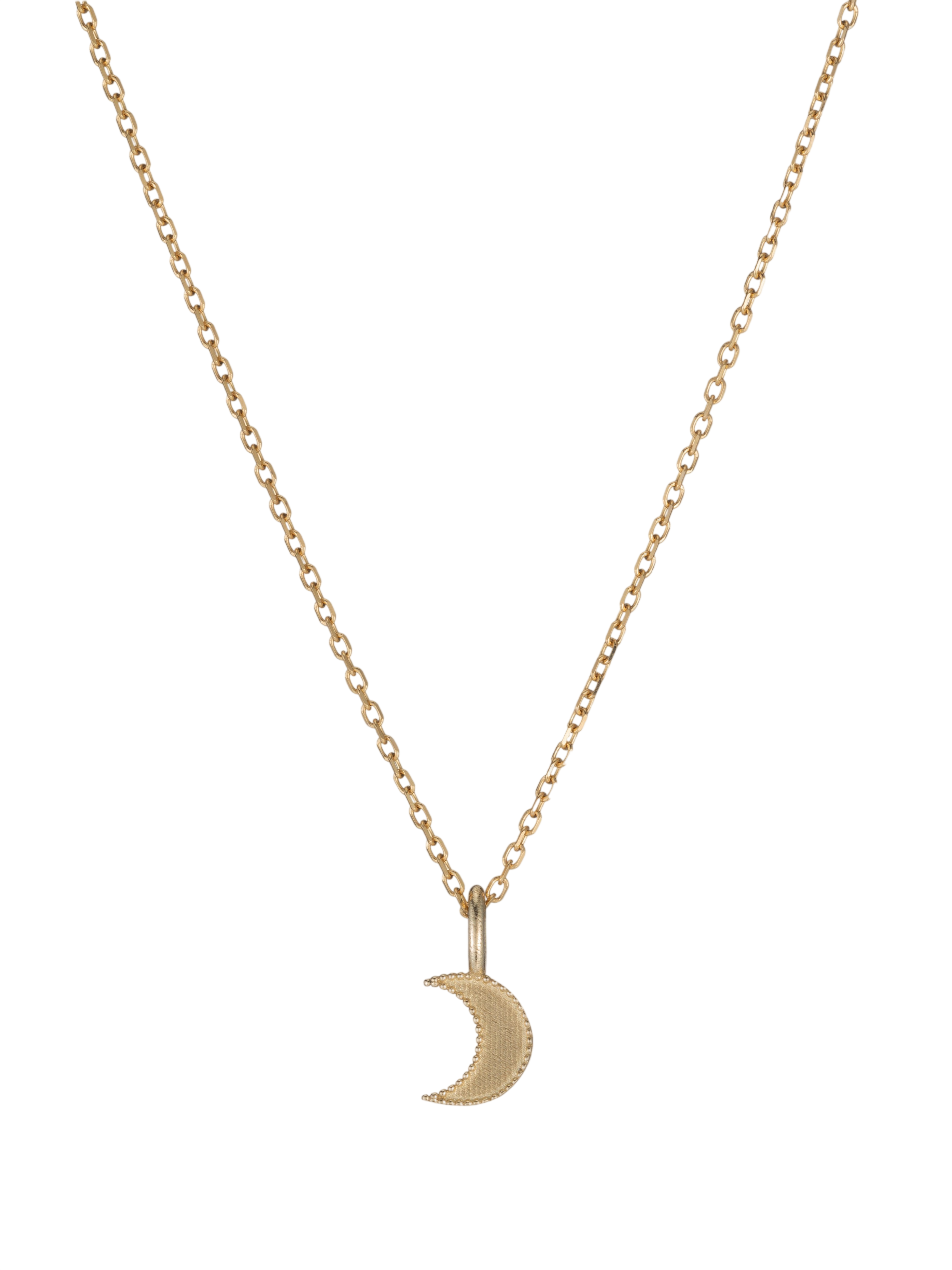 Beaded Moon Necklace photo