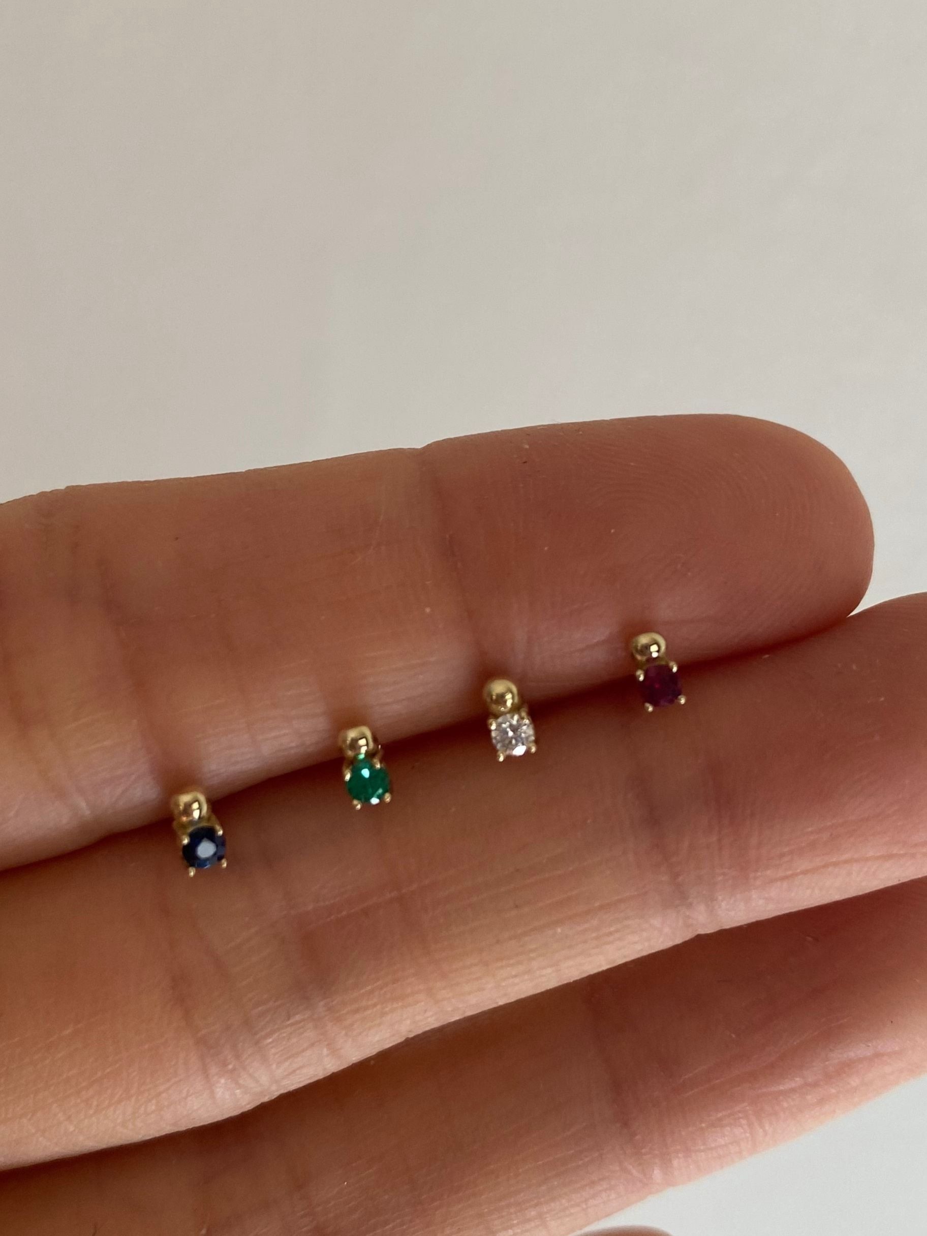 Diamond Ball Stud (Single)
