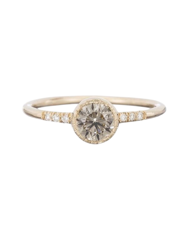 Champagne Diamond Hope Ring photo
