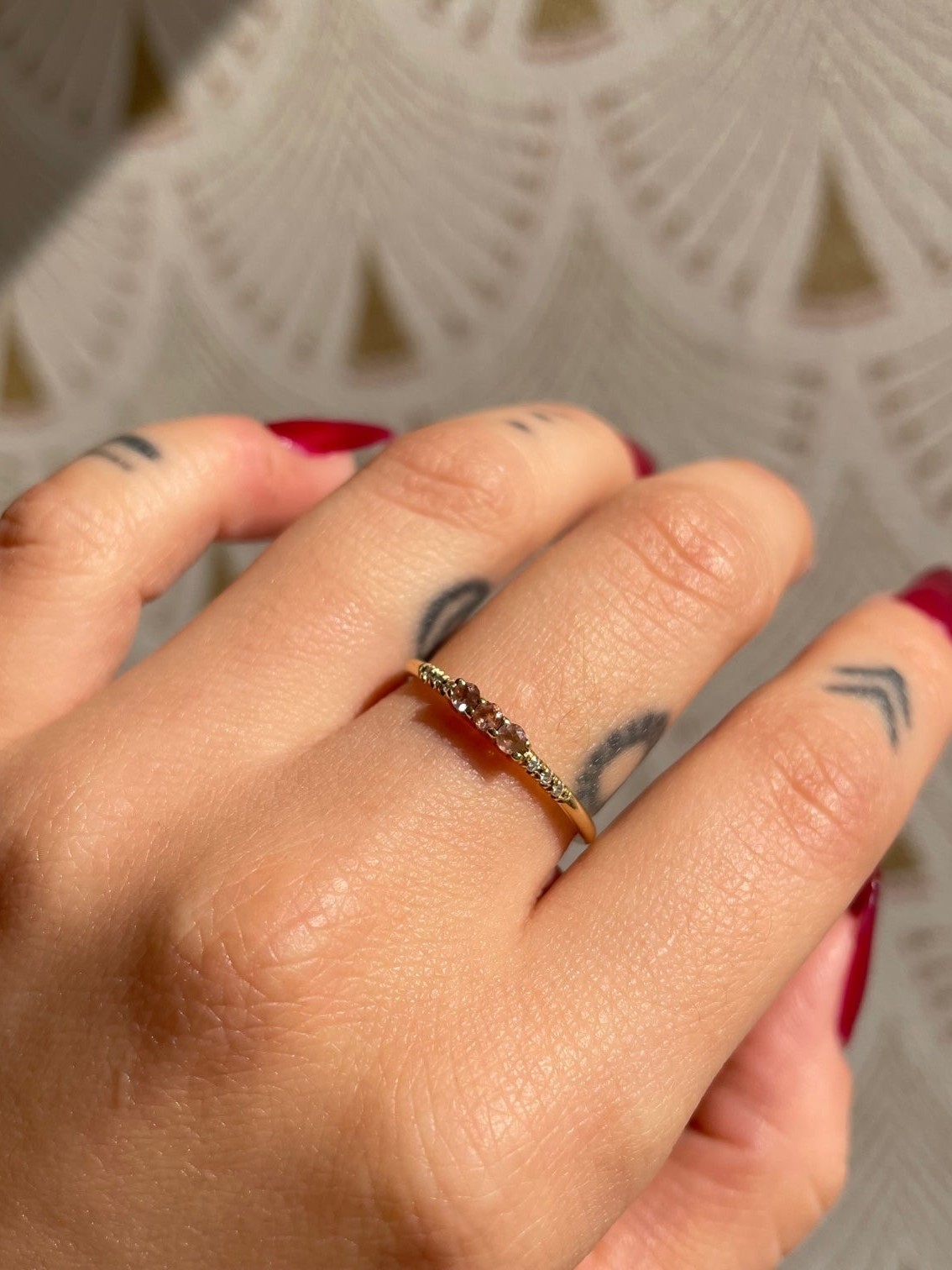 3 Sunstone Equilibrium Ring
