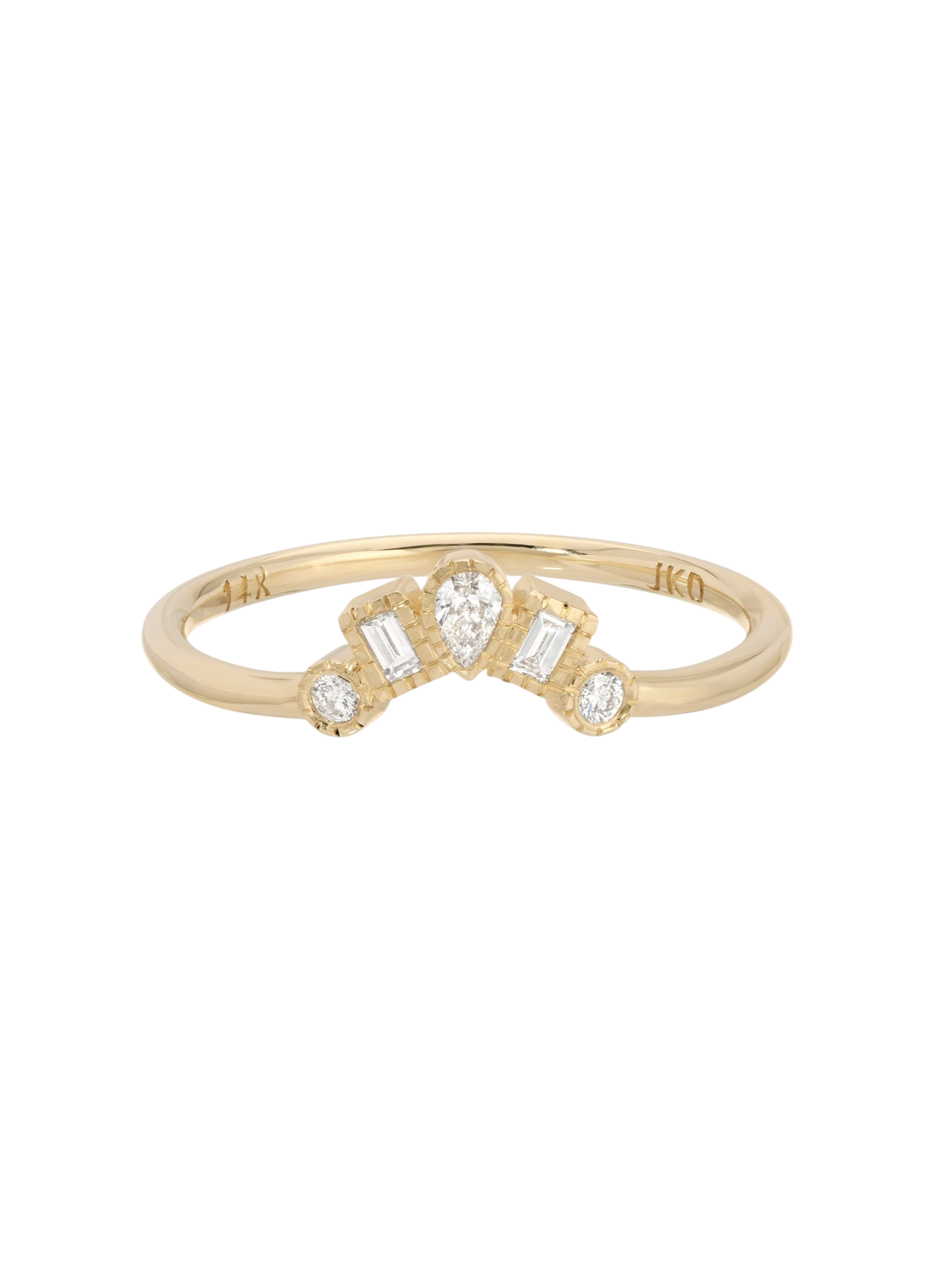 Diamond Delicato Arch Band photo