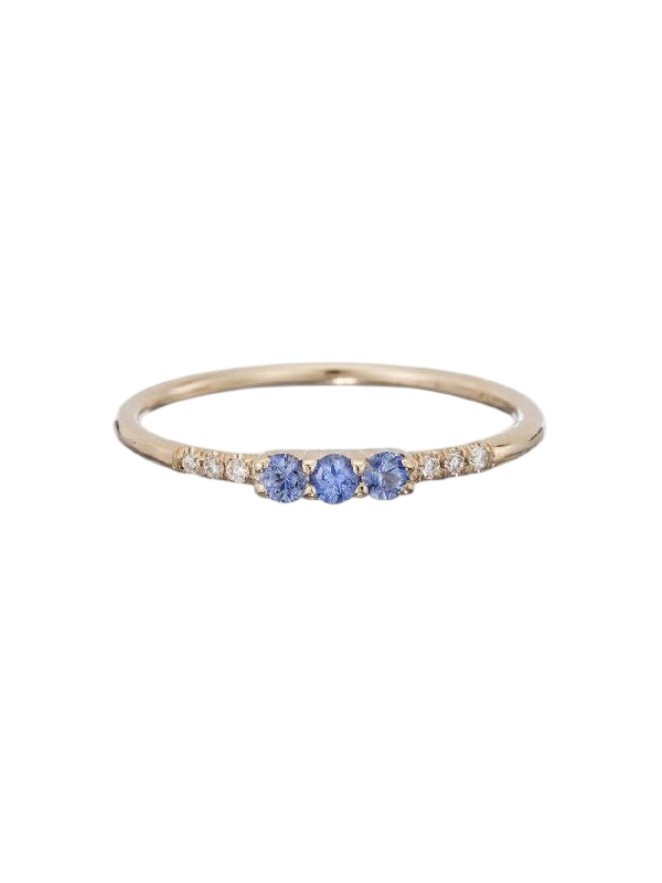 3 Sapphire Equilibrium Ring photo