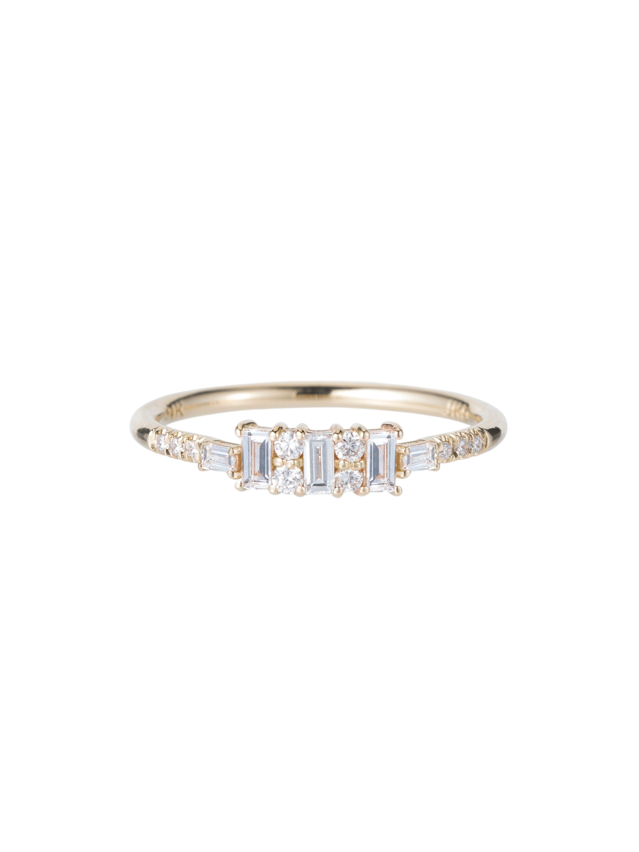 Diamond Baguette Reflection Ring photo
