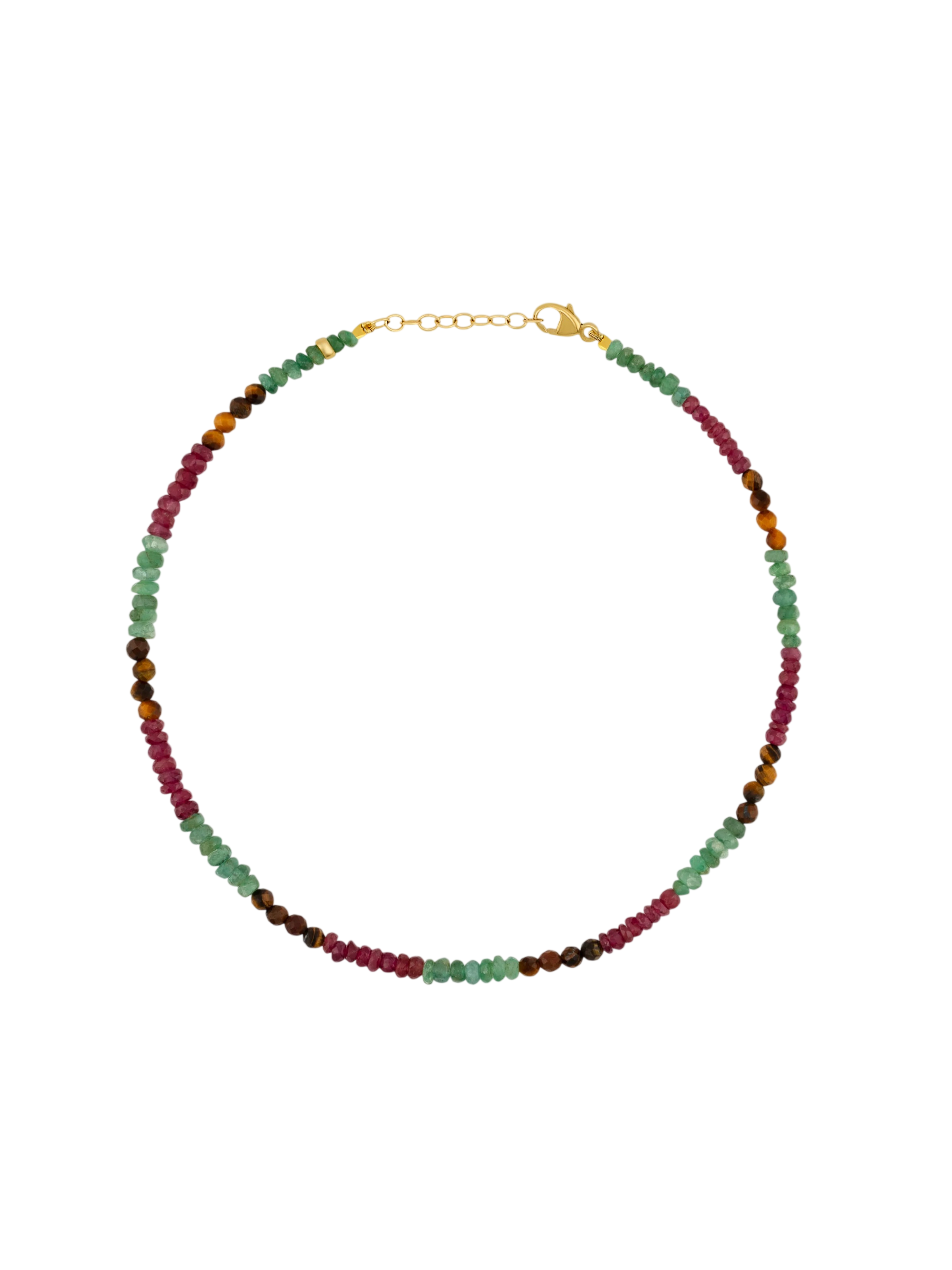 Arizona Ruby Emerald Tigers Eye Bracelet photo