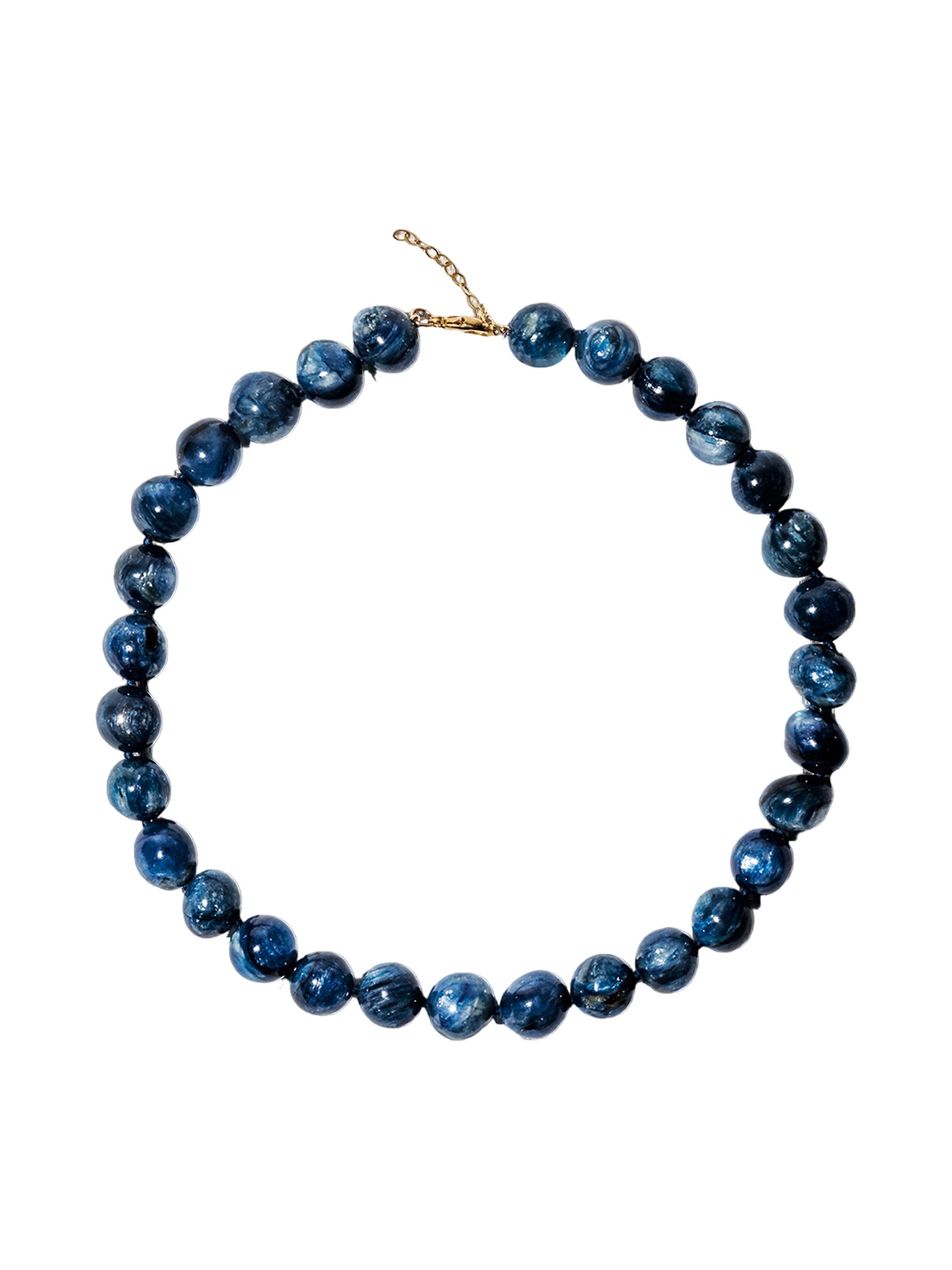 Oracle kyanite sphere necklace