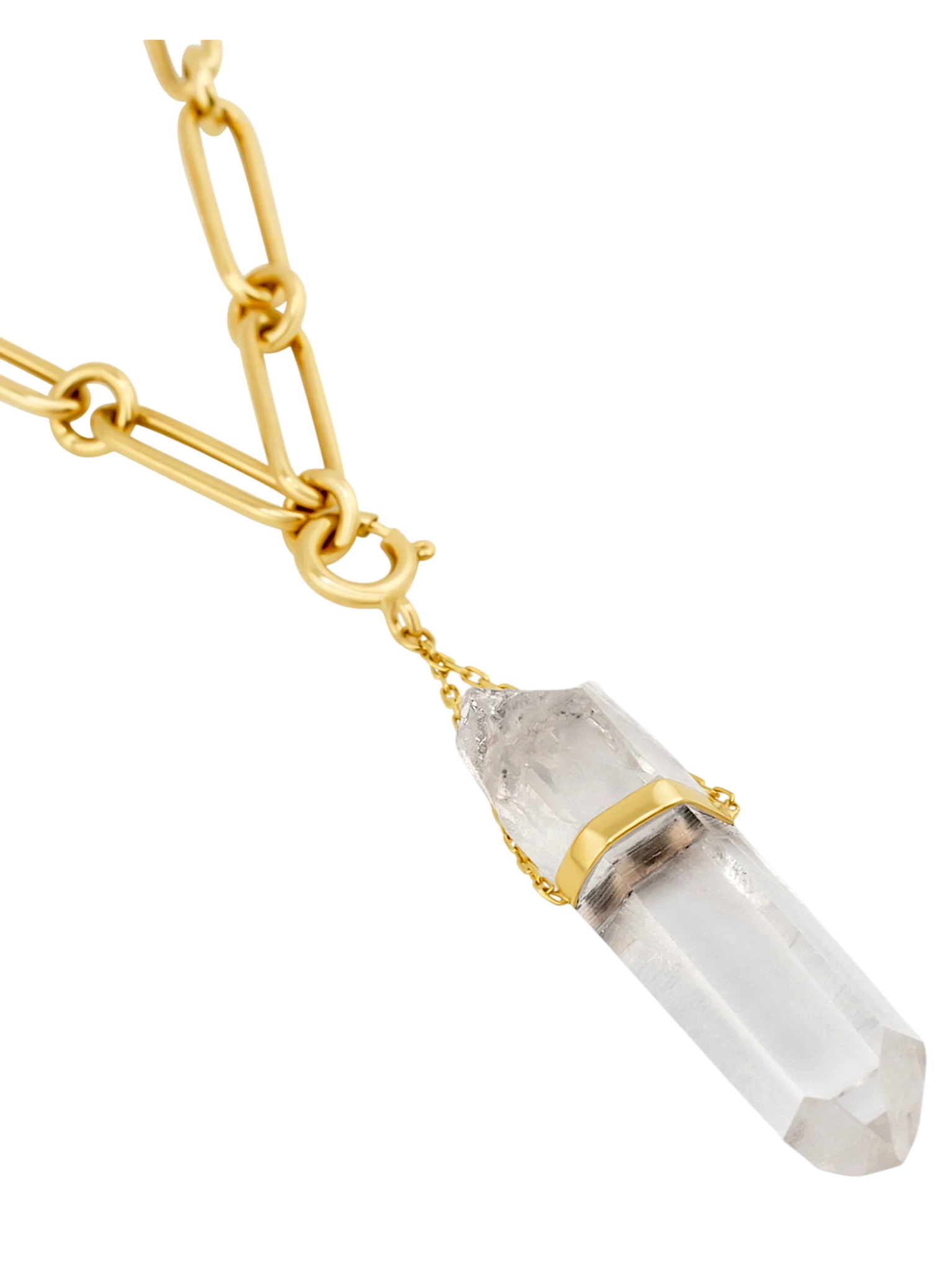 Crystalline Crystal Quartz Talisman Necklace