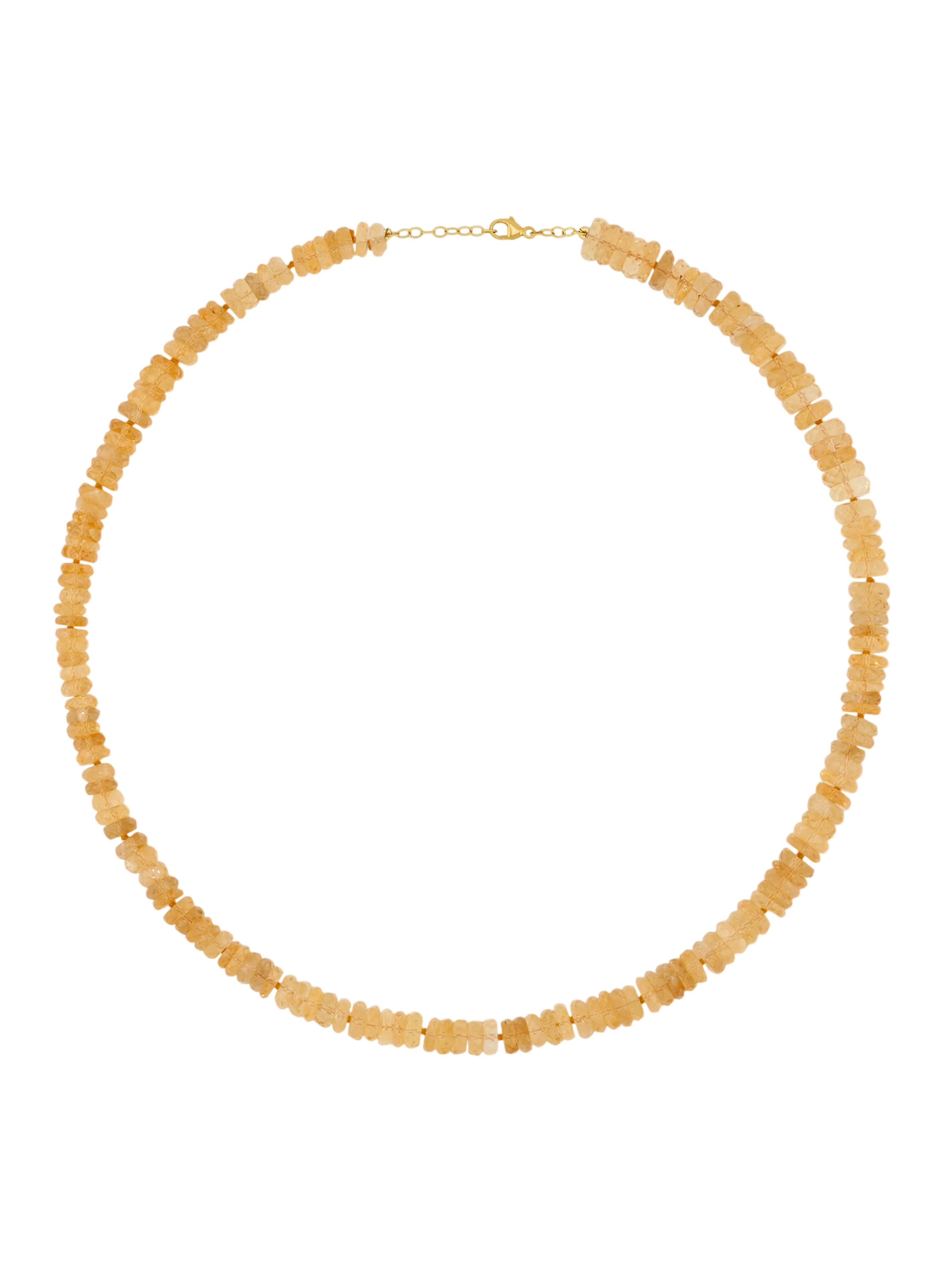Aurora Citrine Fancy Cut Necklace photo