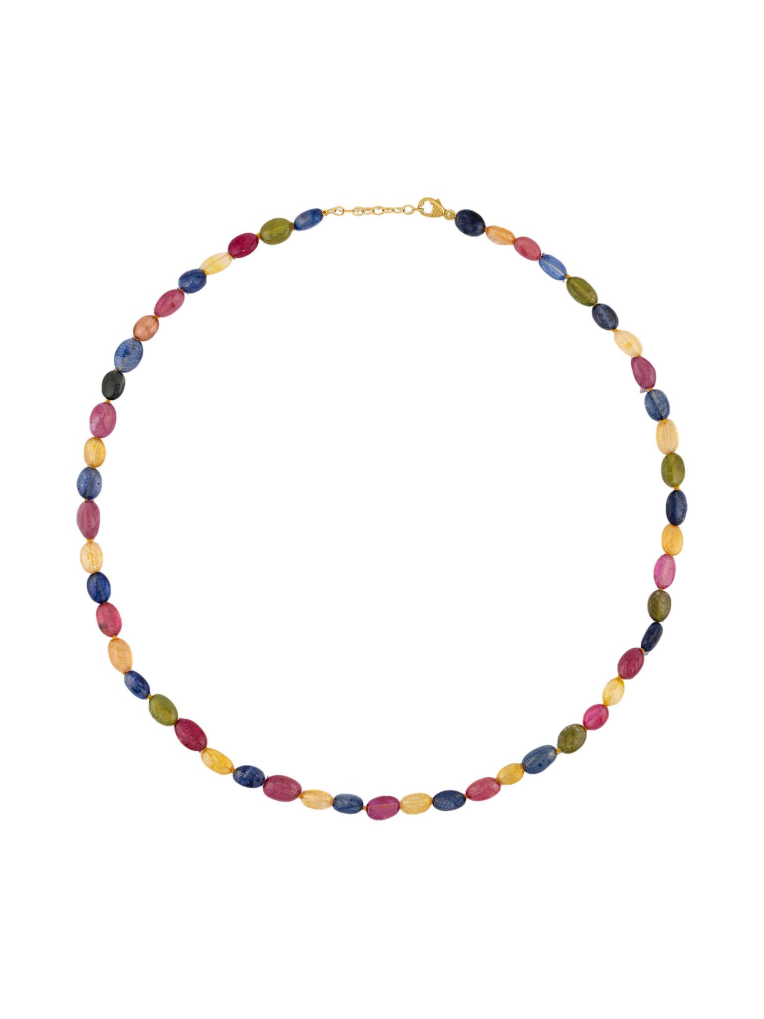 Arizona blue sapphire quartz candy necklace