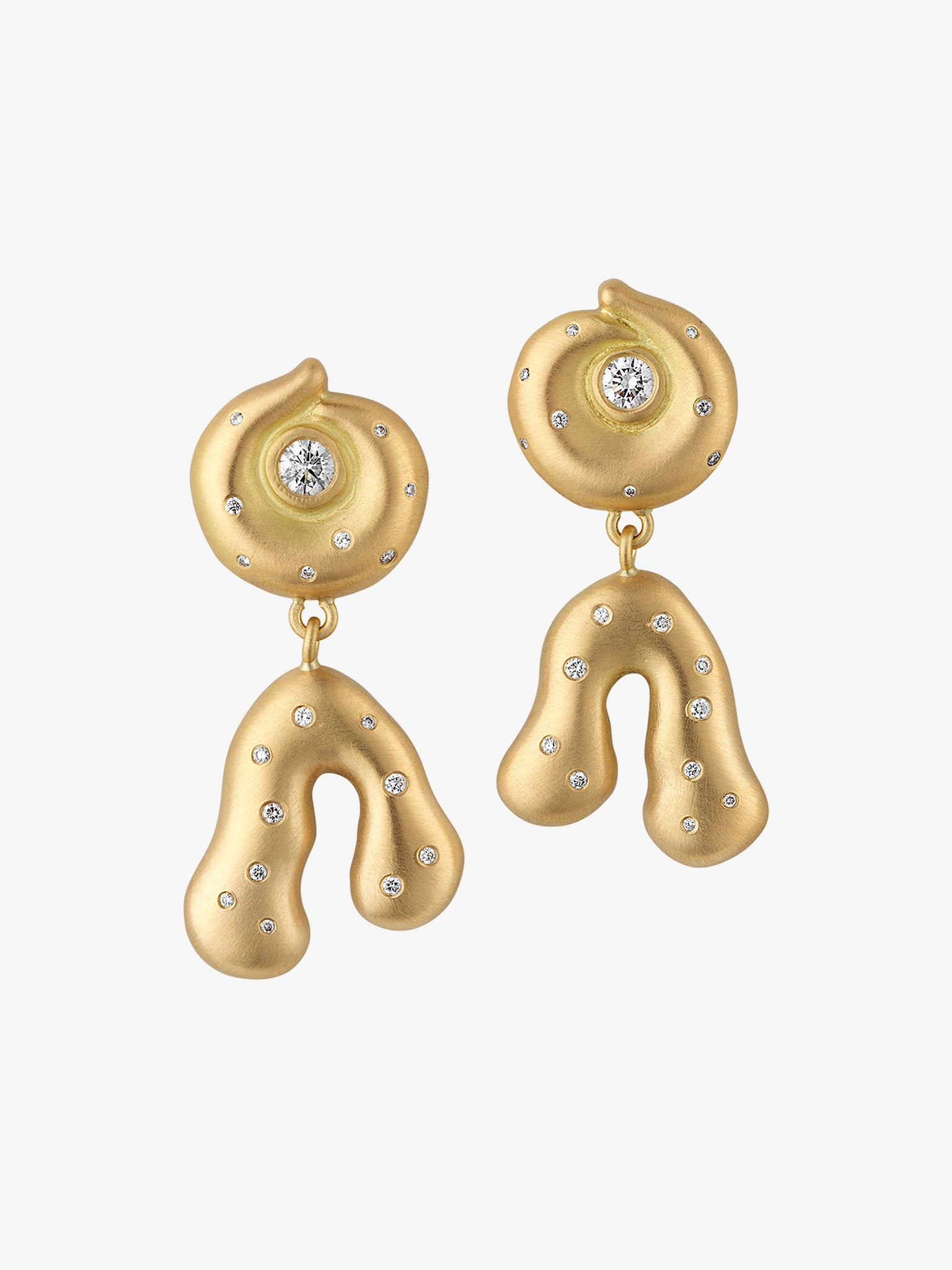 Helix diamond earrings