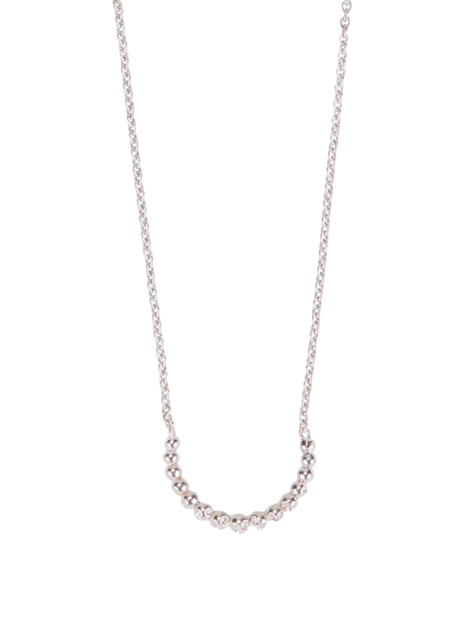 Vitium small crescent necklace