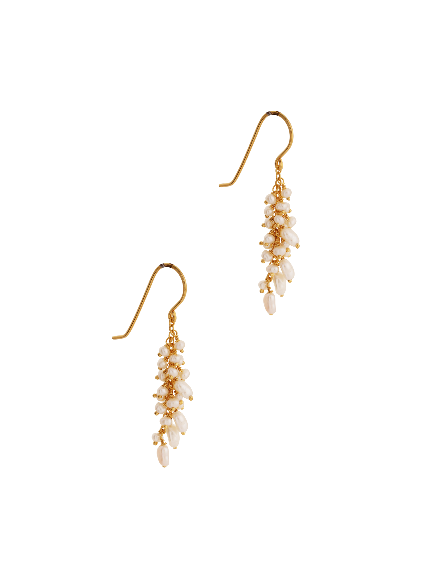 Pearl blossom earrings