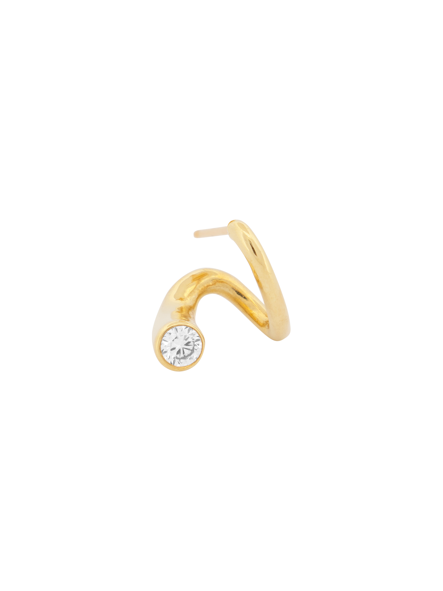 Peak diamond earring