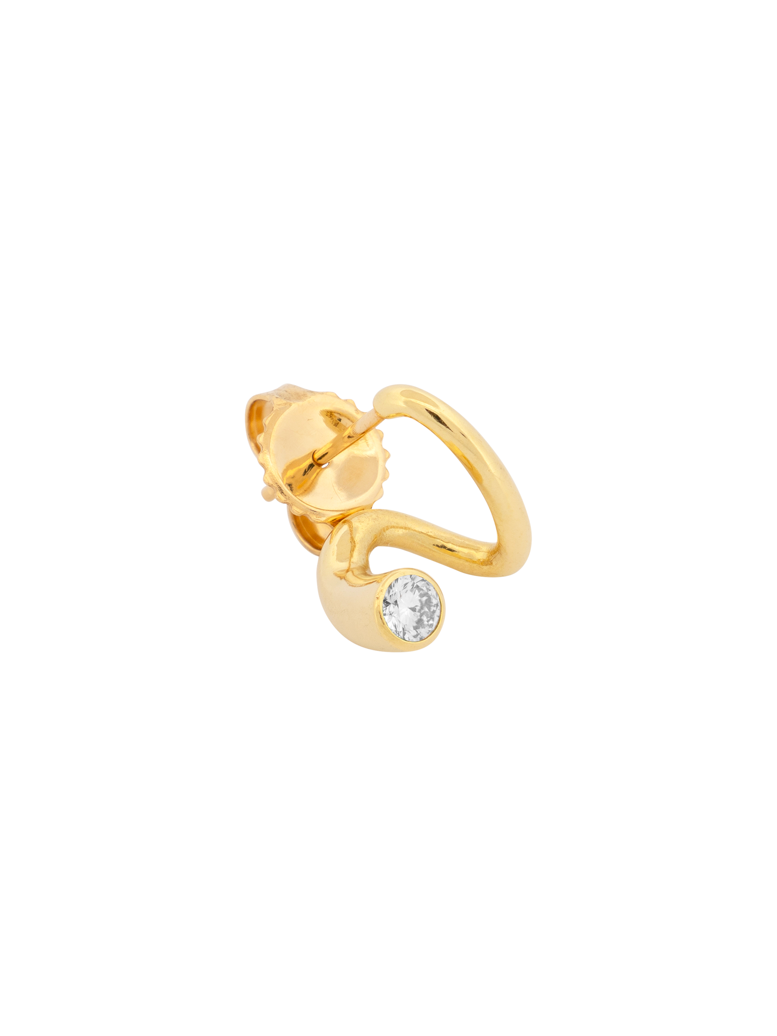 Peak diamond earring