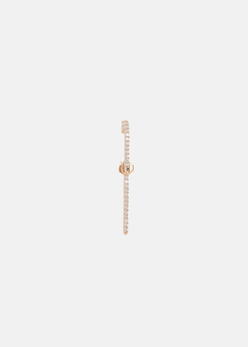 Petite pavé ear pin photo