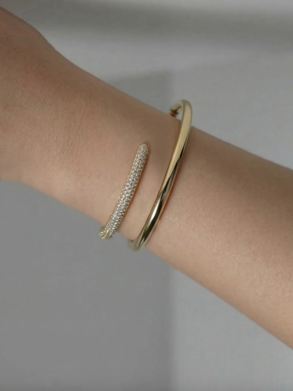 Mono Half Pavé Bracelet