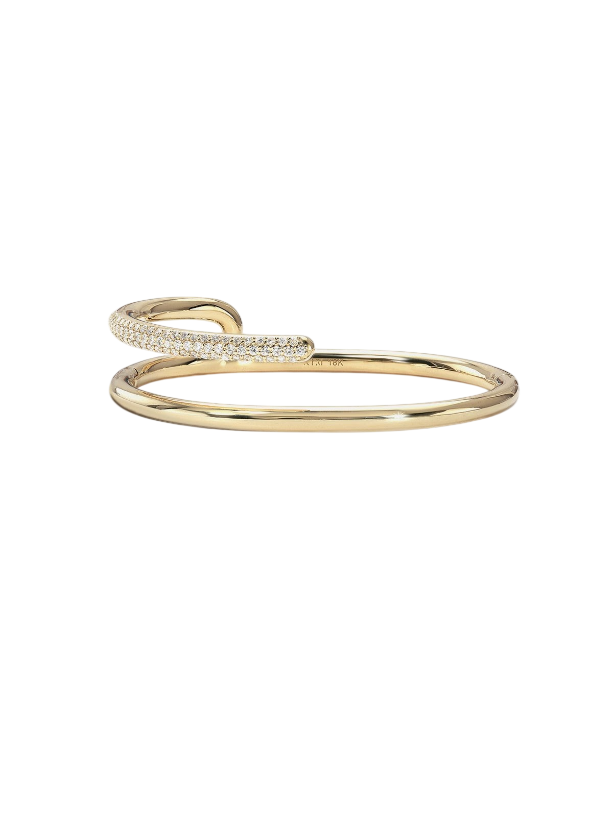 Mono Half Pavé Bracelet photo