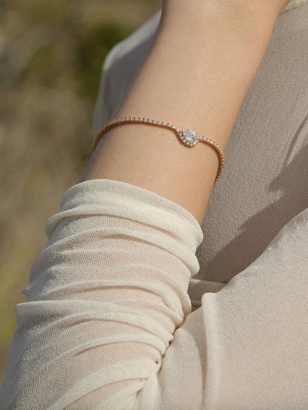 Diamond Trace Eternity Bracelet
