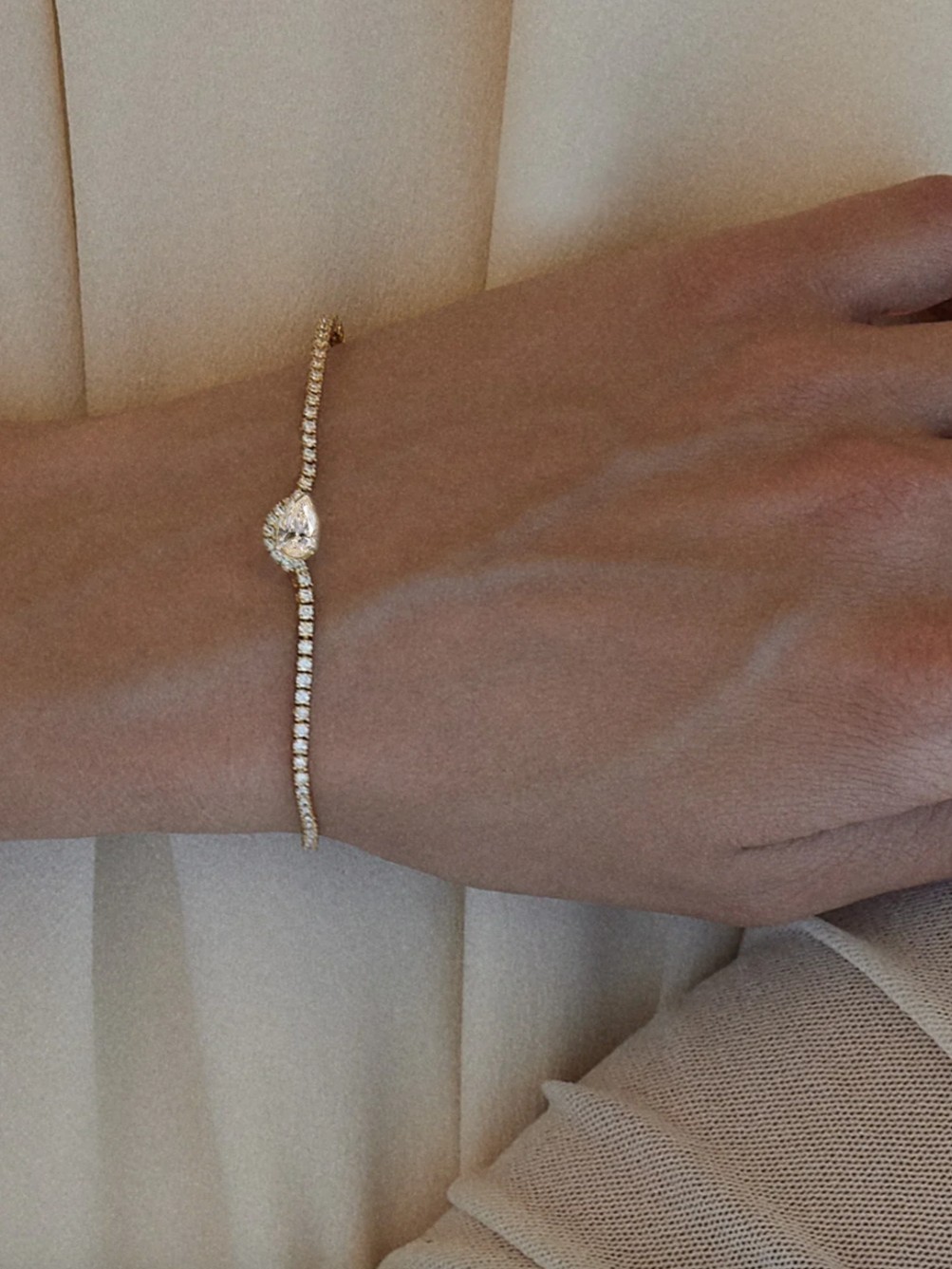 Diamond Trace Eternity Bracelet
