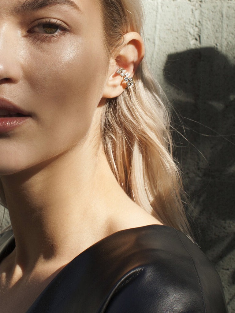 Silver Anerise Ear Cuff