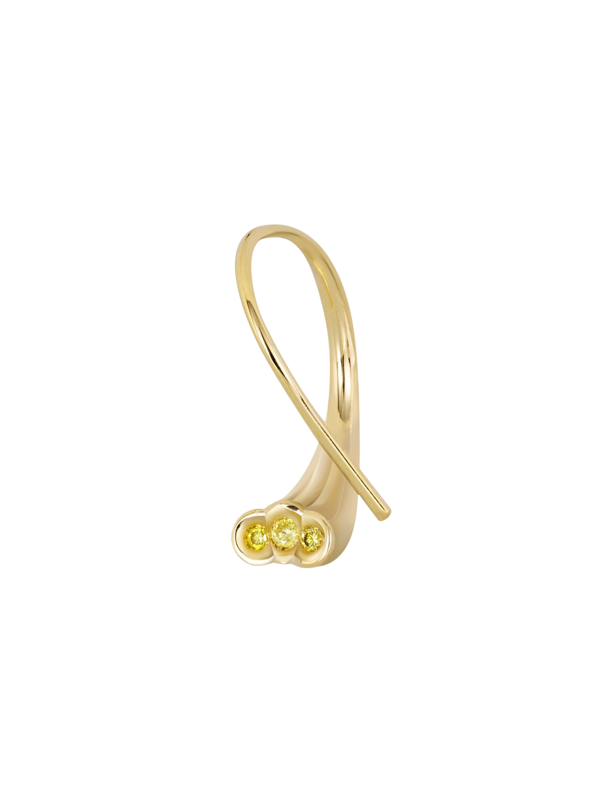 Yellow Diamond Obi Skai #3 Hoop photo