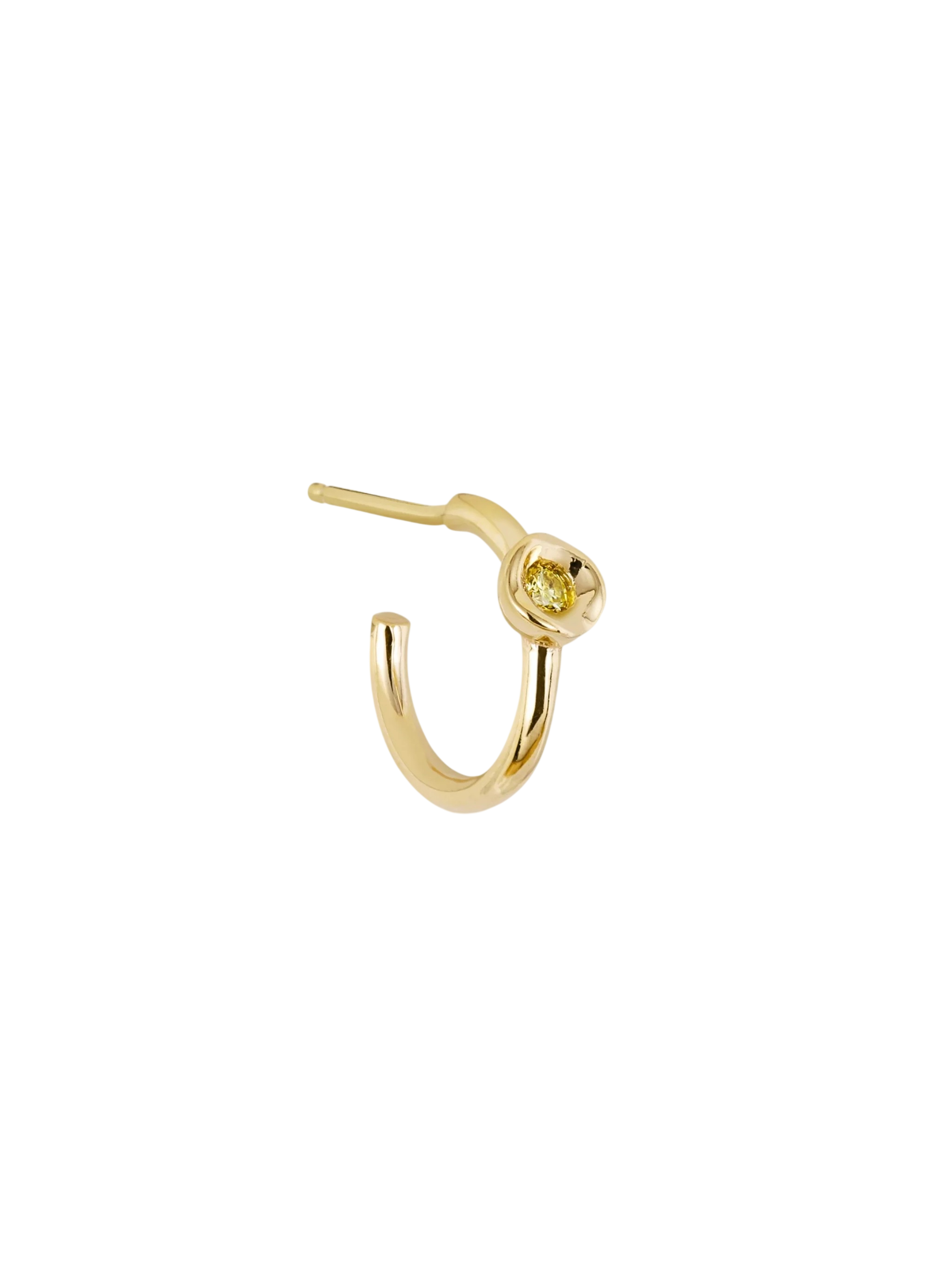Yellow diamond Obi #1 hoop 8mm photo
