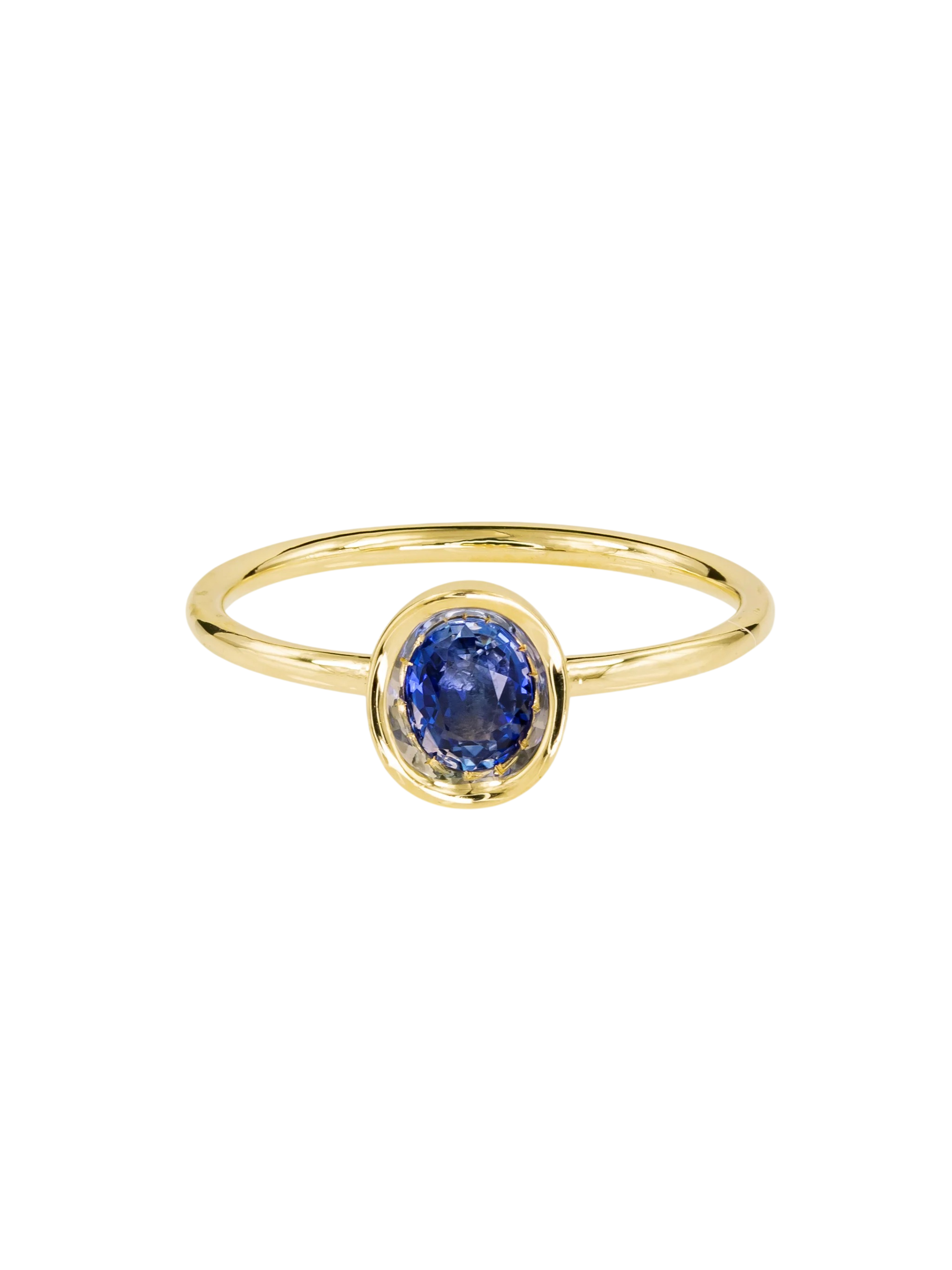 Blue Sapphire Oval Obi no.1 Ring photo