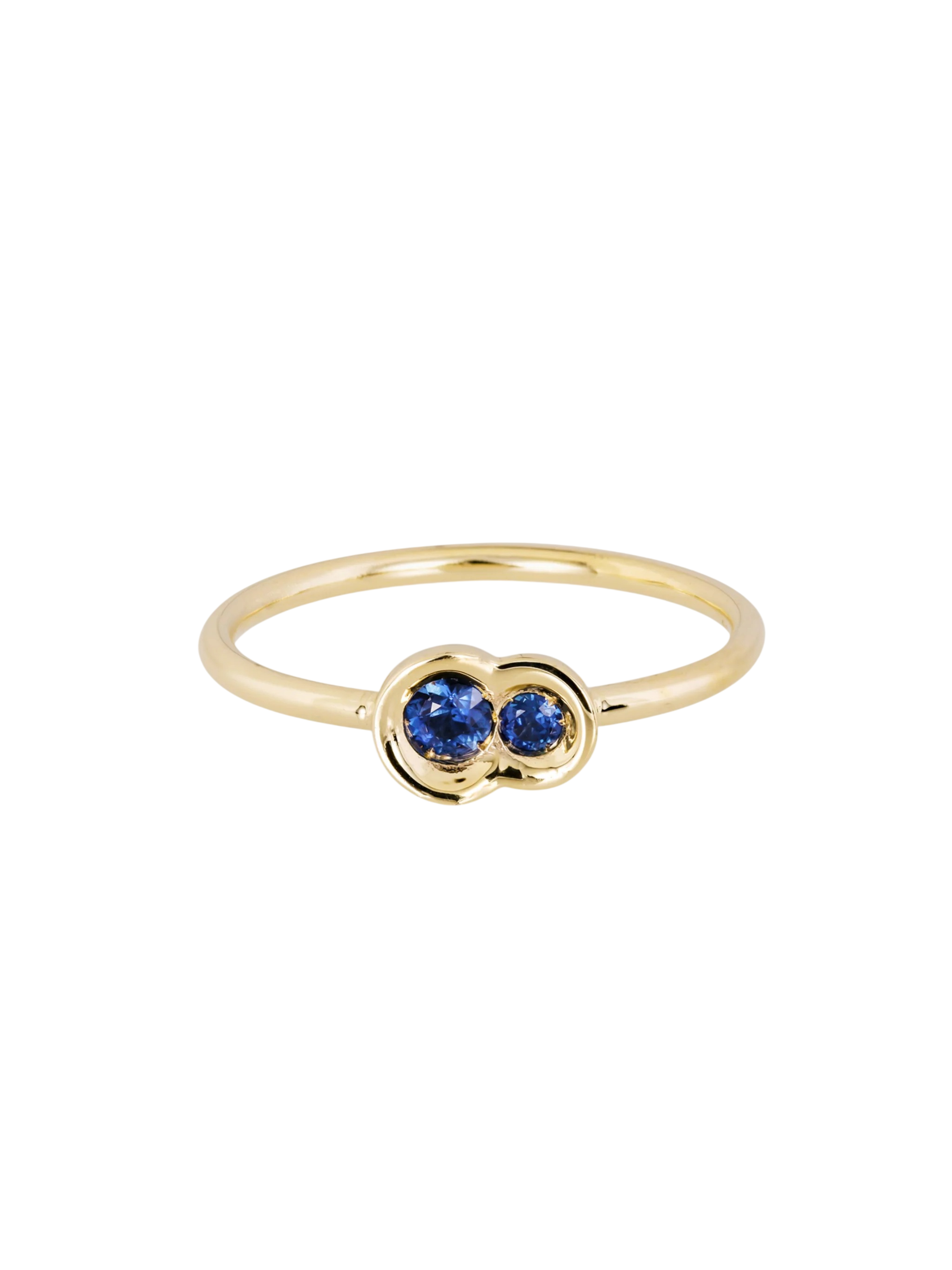 Blue Sapphire Round Obi no.2 Ring photo