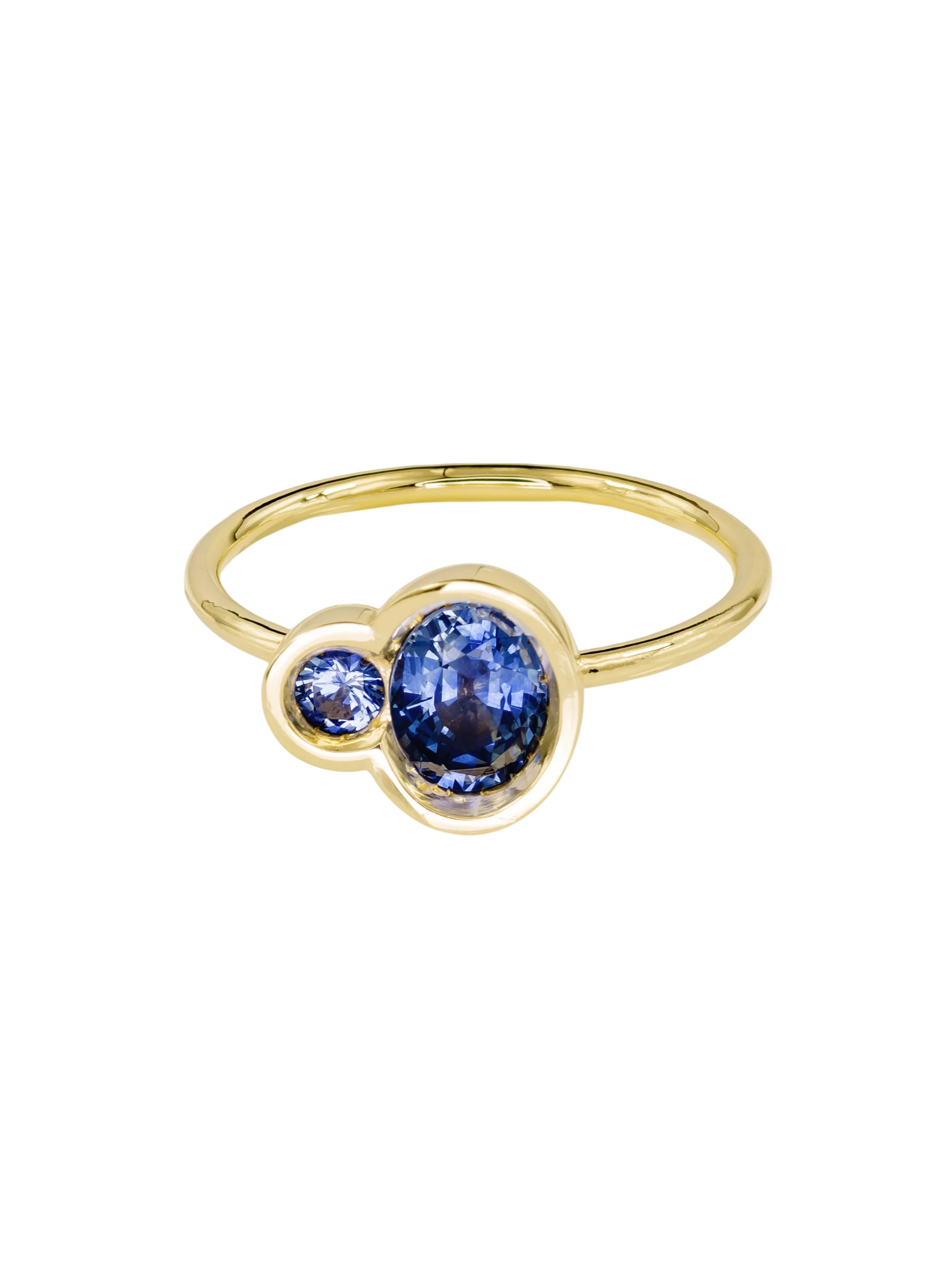 Blue Sapphire North-South Obi no.2 Ring photo
