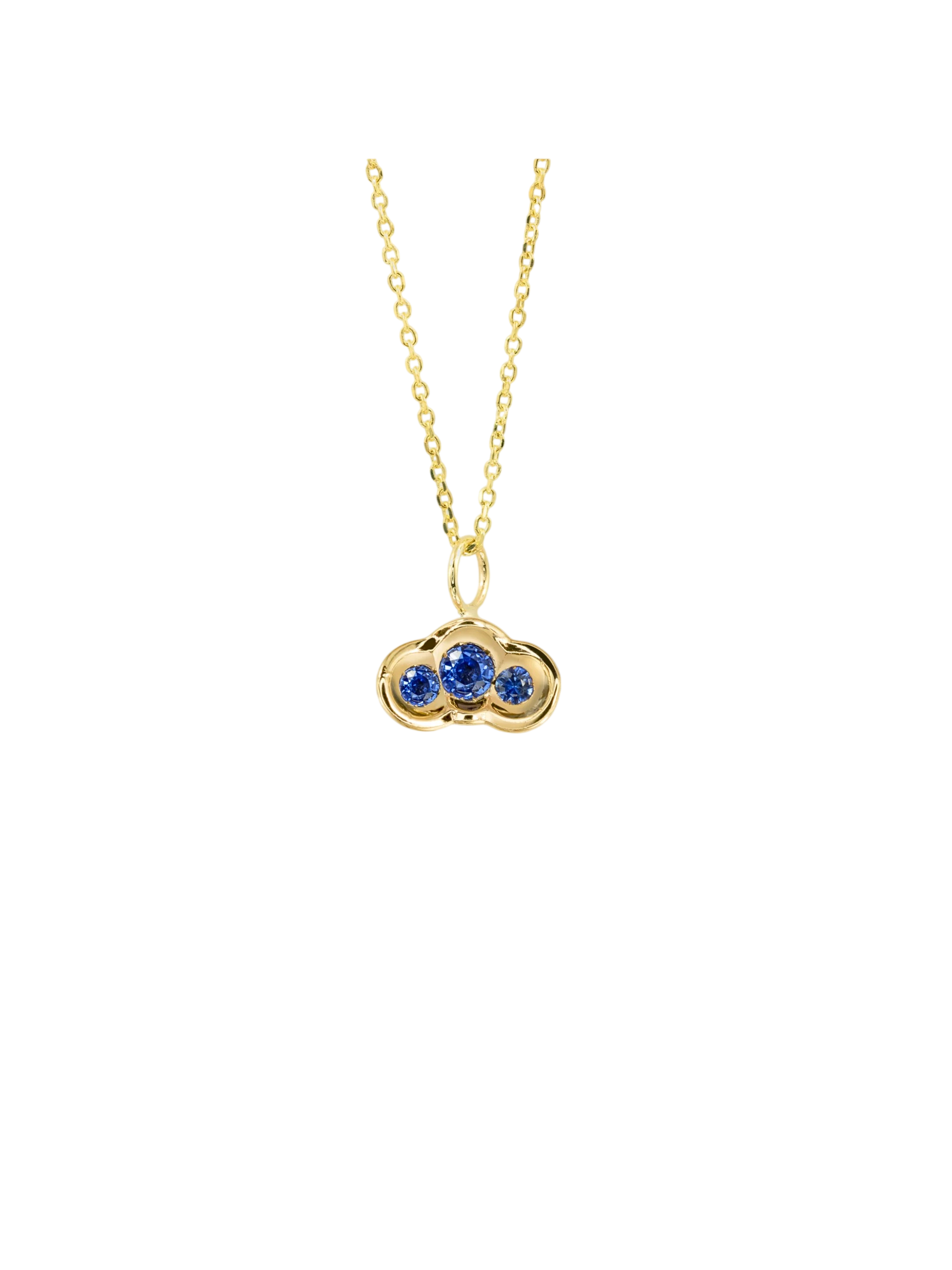 Blue Sapphire Obi no.3 Pendant (with 16-18 chain) photo