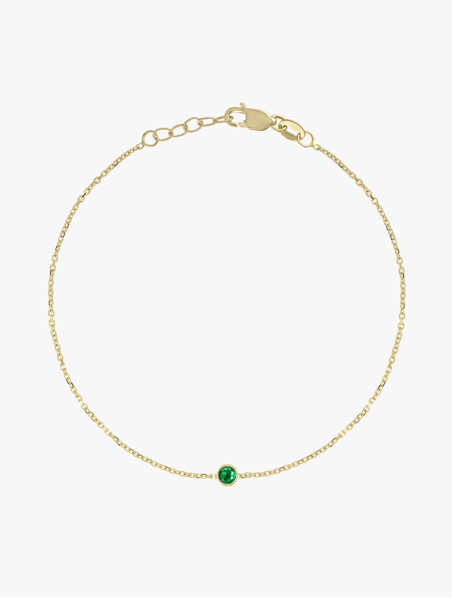 Floating emerald bracelet by Kelly Bello | Finematter