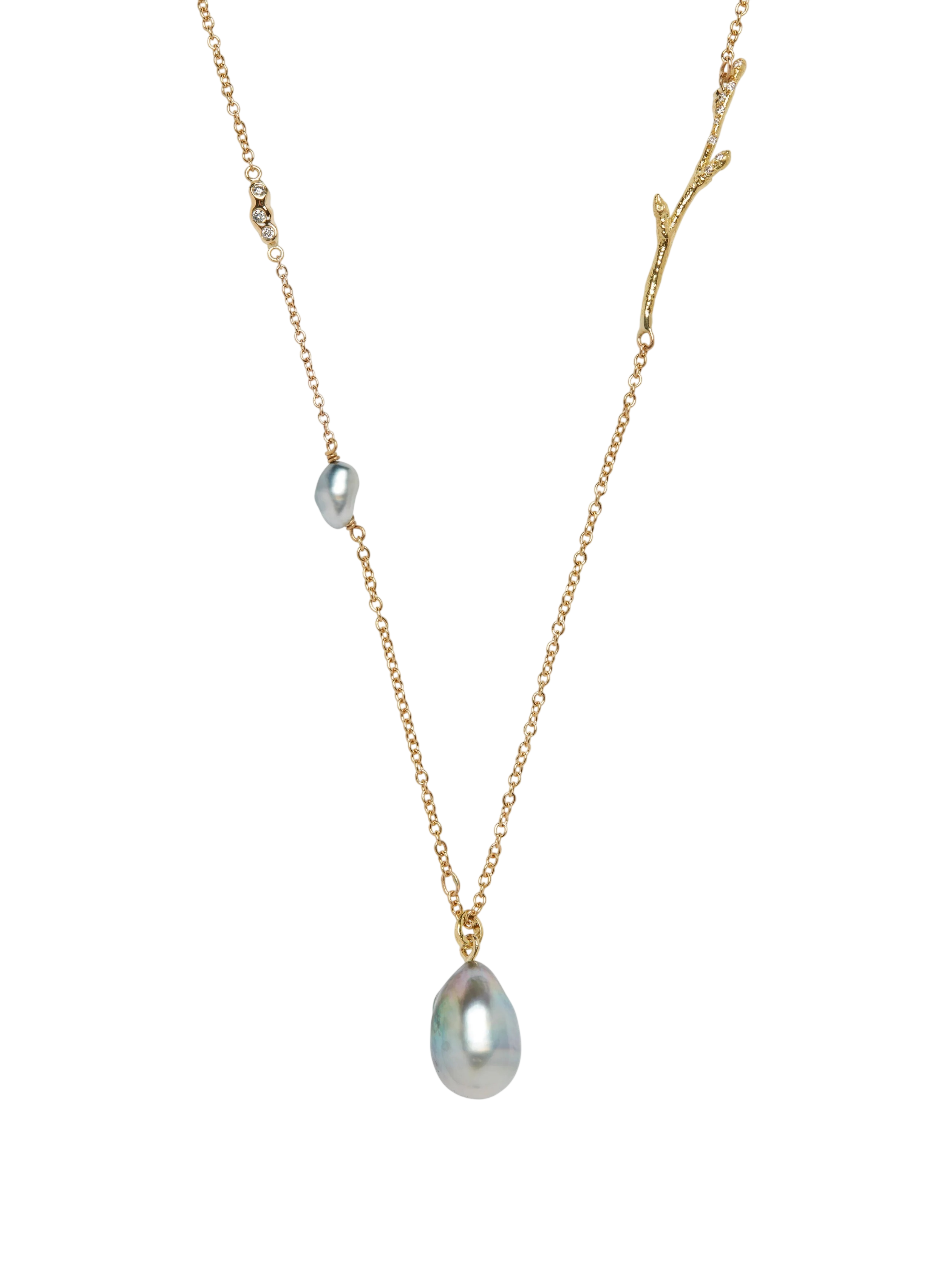 Midnight Forest Platinum Necklace photo
