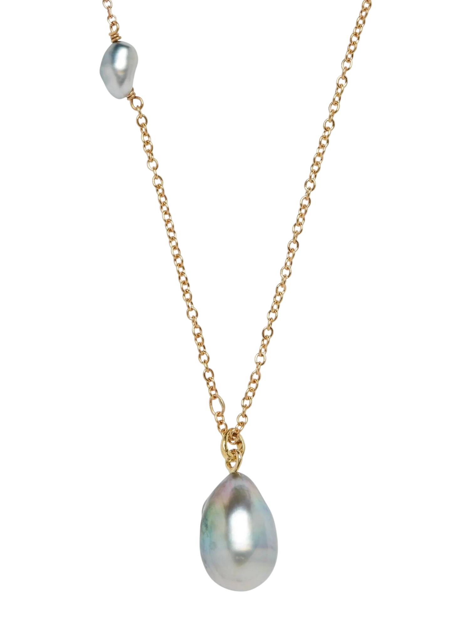Midnight Forest Platinum Necklace