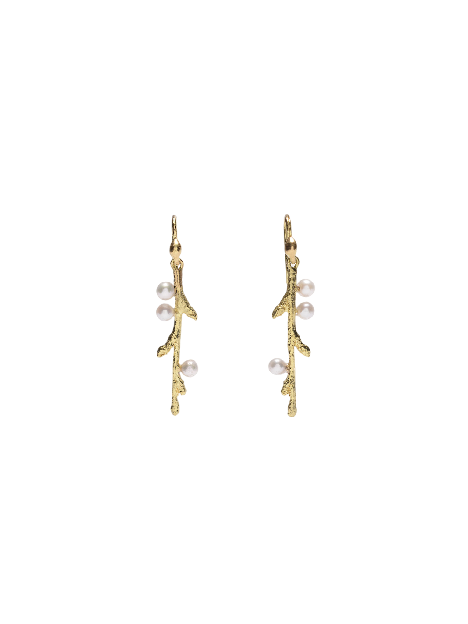 Budded branches earrings