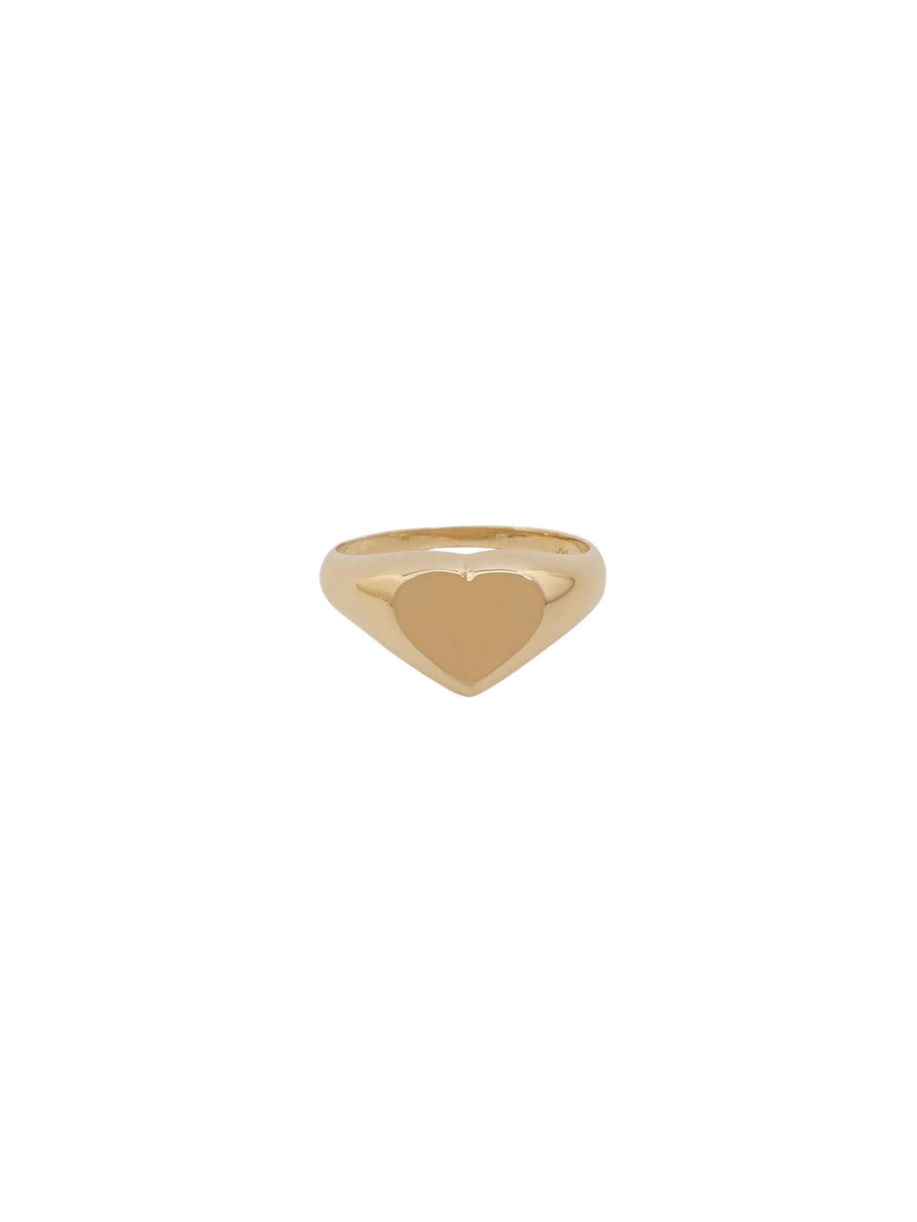 Bold Heart Signet Ring