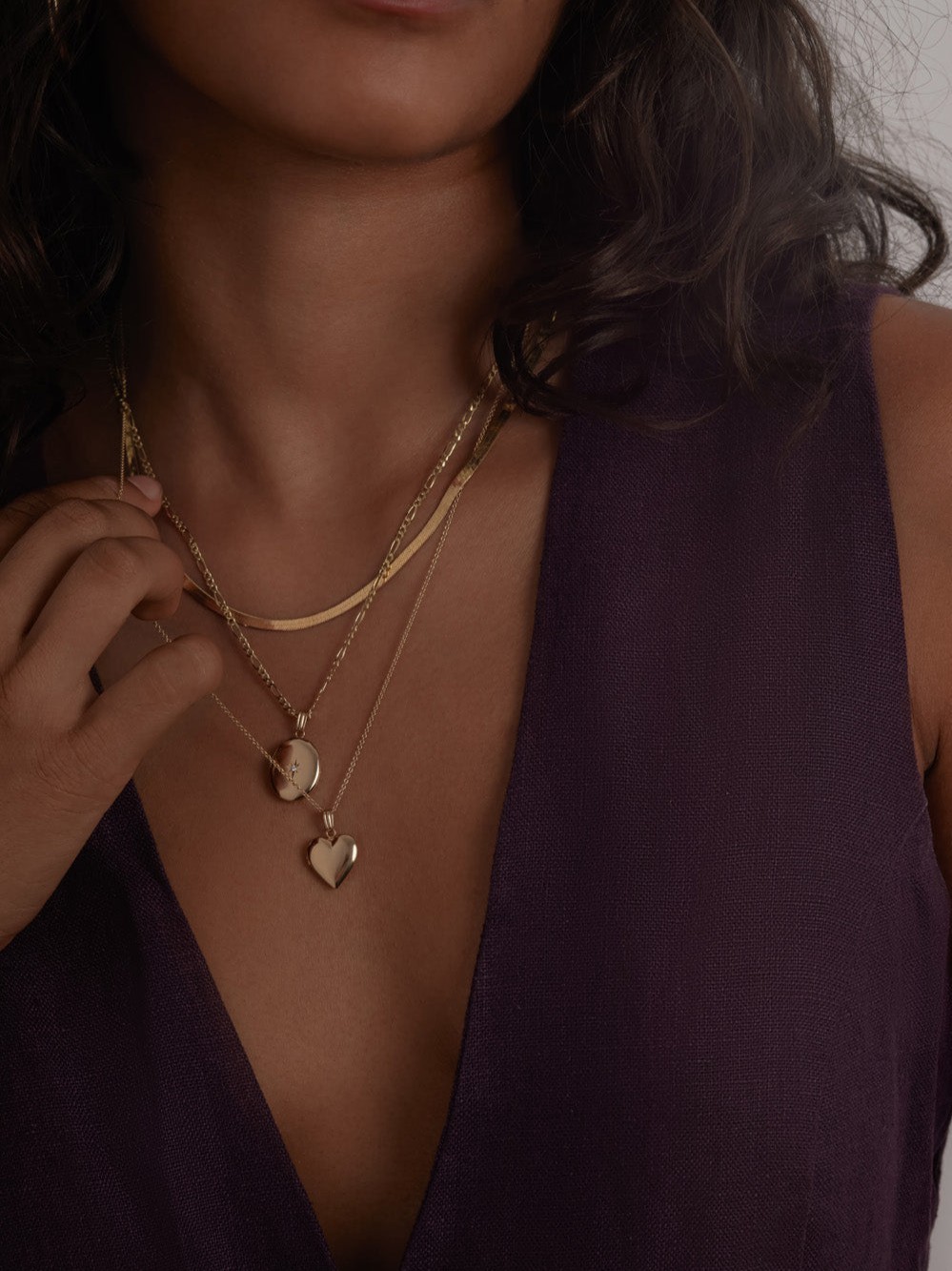 Maison Heart Locket Necklace