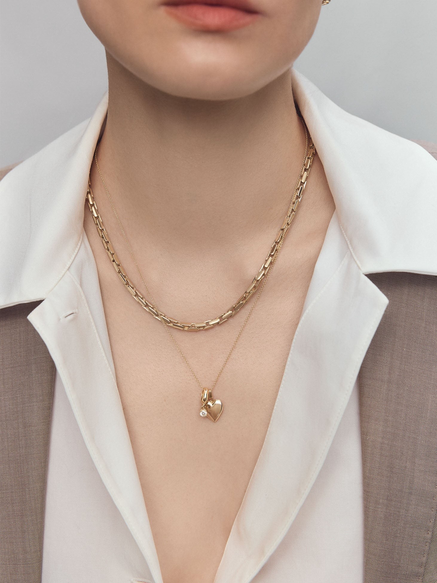 Maison Heart Locket Necklace