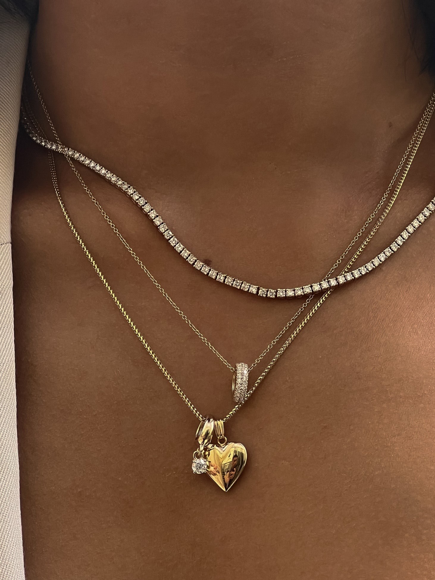 Maison Heart Locket Necklace