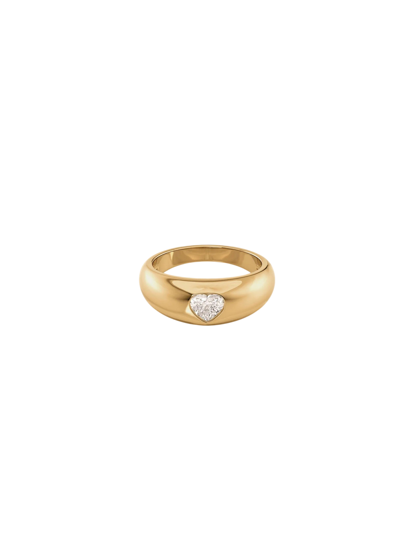Baby Kay Heart Dome Ring Diamond
